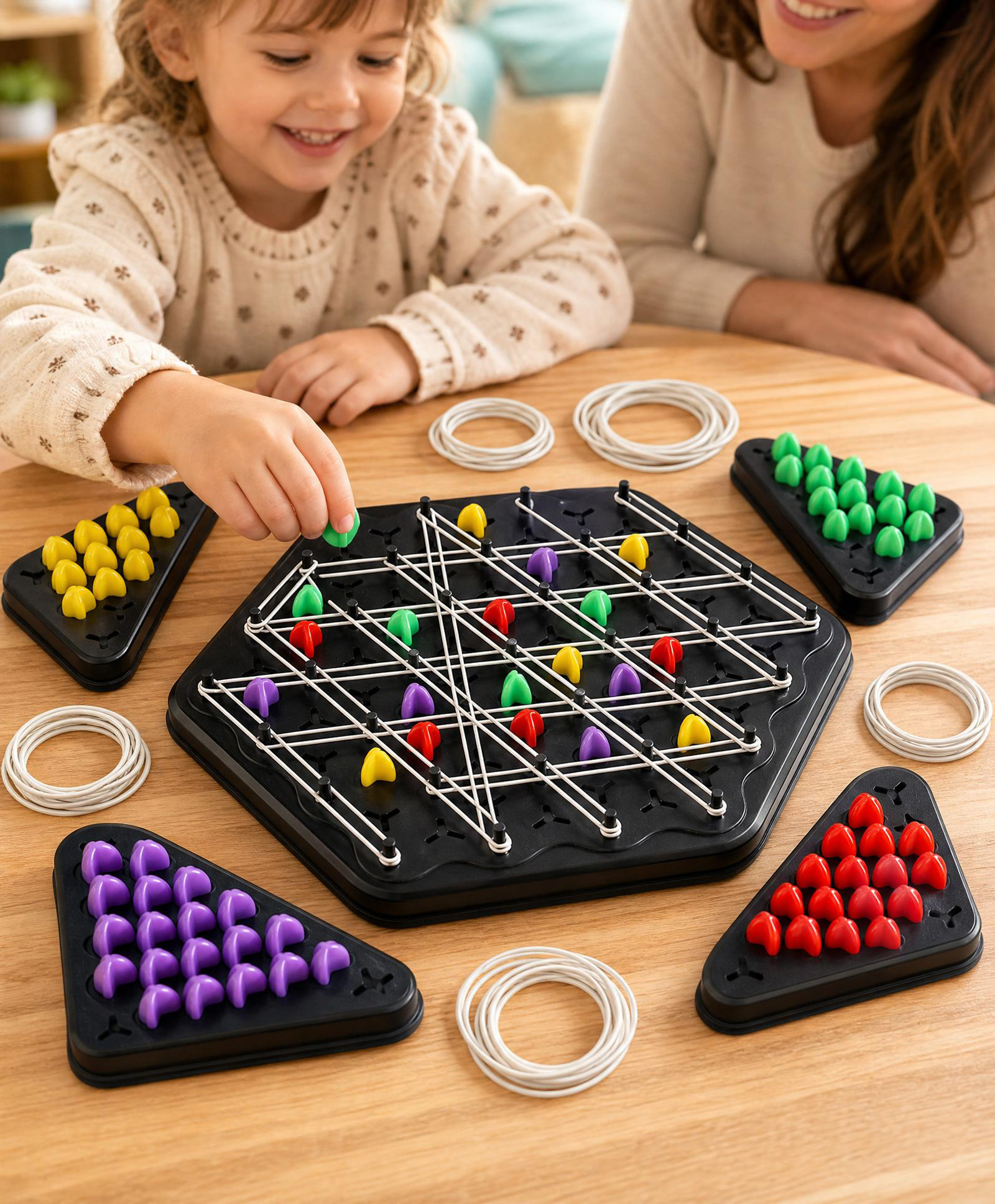 Play Nation Chain Triangle Chess Game| Strategy Board Game for Kids & Adults| Brain Development| Logic Puzzle| Family Fun Travel & Party Board Game| Critical Thinking & Patience Building| Multi Player-picture-13