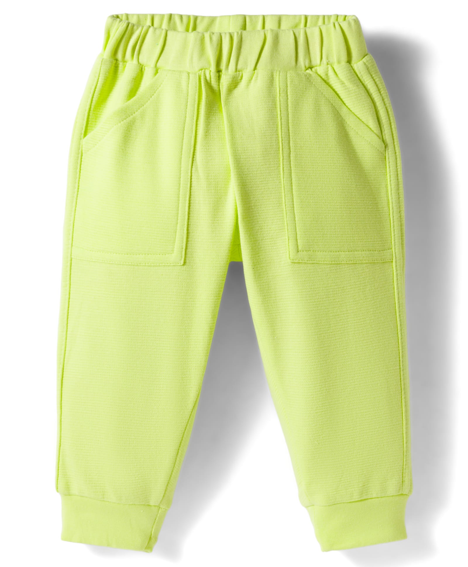 Zero Knit Full Length Solid Lounge Pant - Lime Green-picture-20
