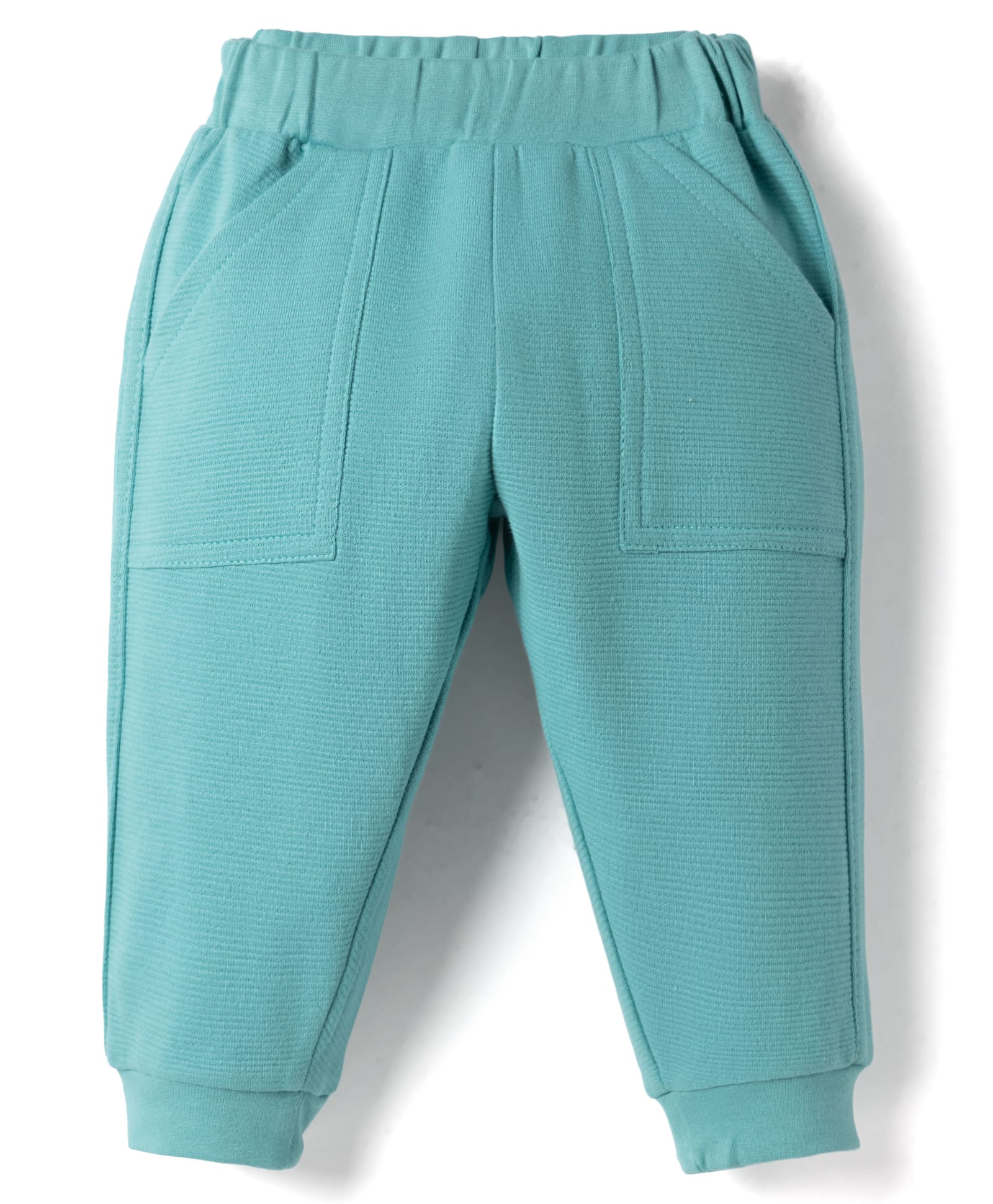 Zero Knit Full Length Solid Lounge Pant - Turquoise-image-44