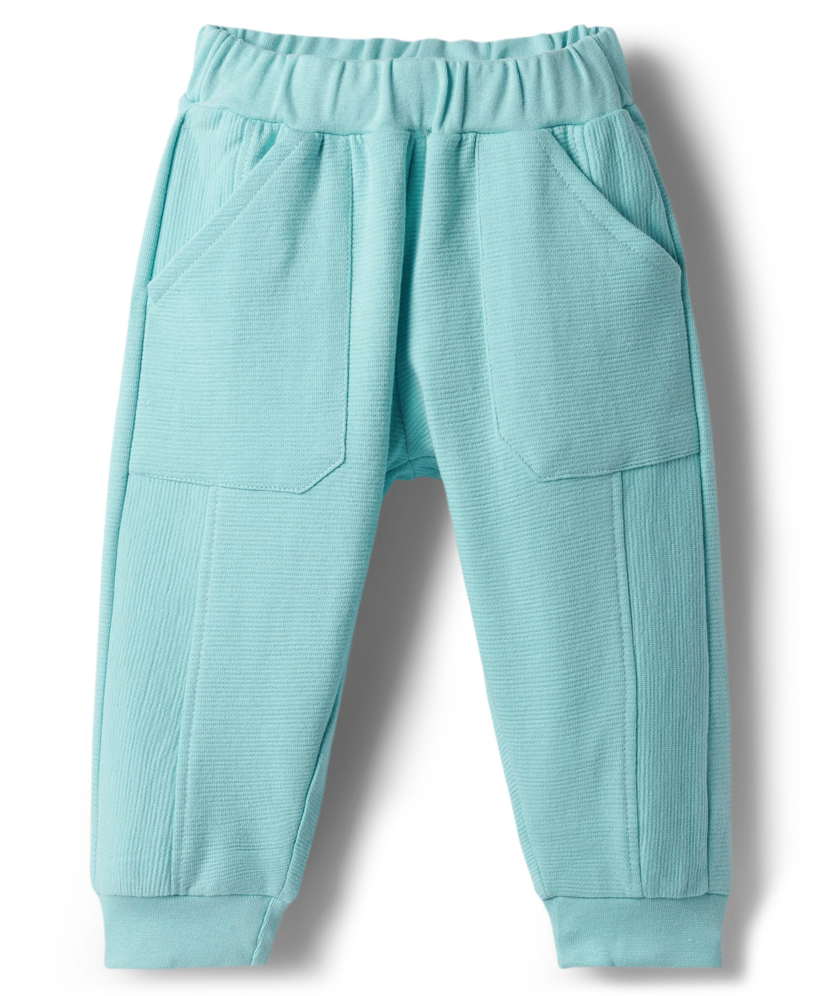 Zero Knit Full Length Solid Lounge Pant - Turquoise-picture-19