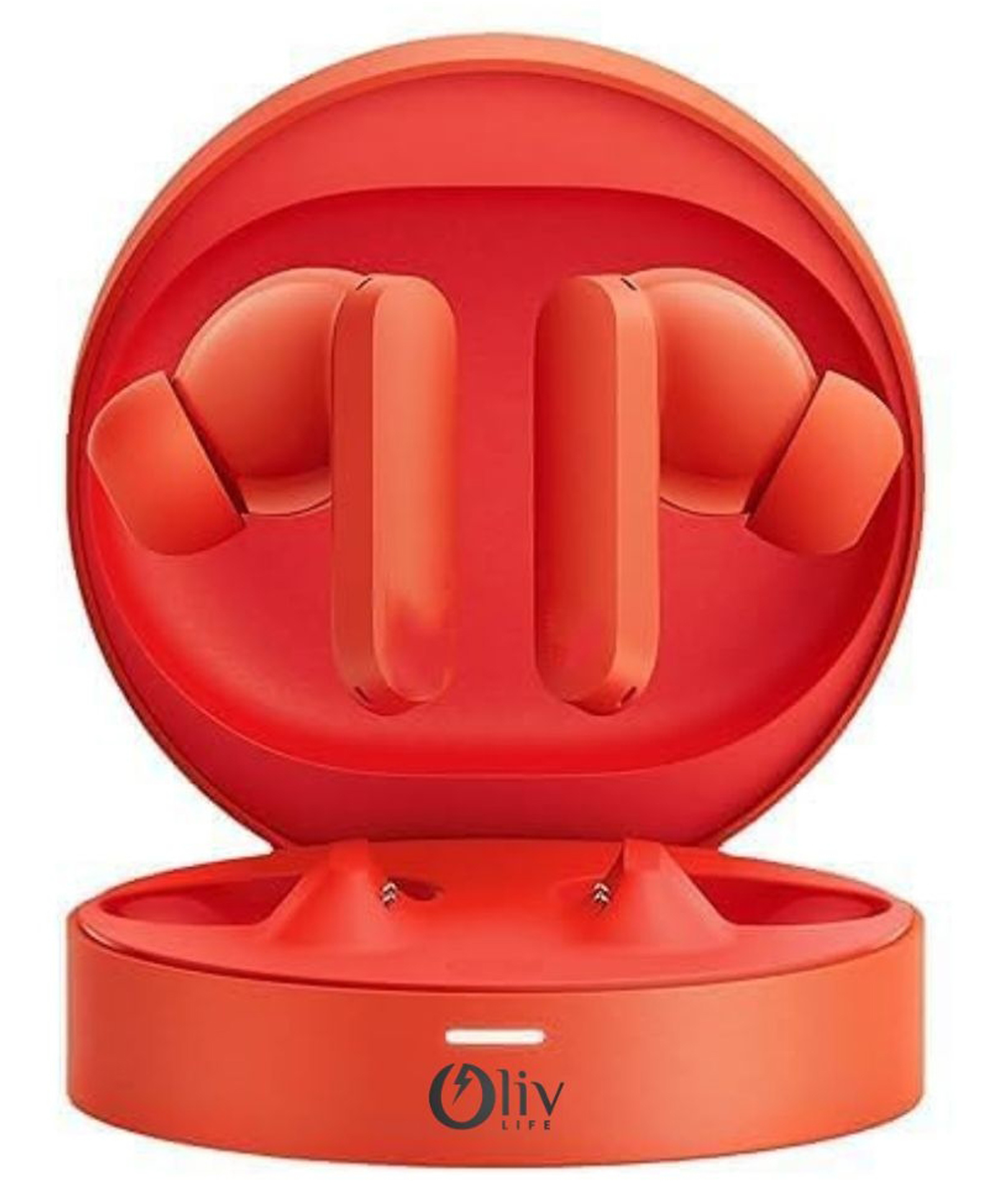 Olivlife Orbit Wireless Bluetooth Buds, Bluetooth 5.0 in-Ear Headphones with ENC Mic, 30H Playtime, Deep Bass, Premium Sound, Type-C Fast Charging Case, Ultra-Light Design-image-1