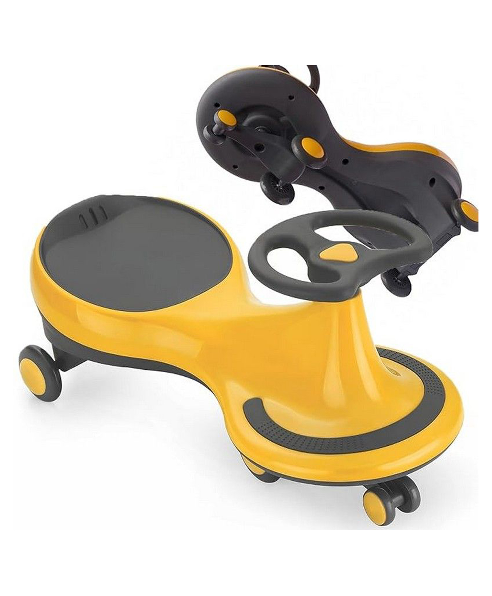 rasvesh Rashvesh Plasma Car: Smooth Movement Twister Ride On for Kids, Boys & Girls - Yellow-picture-48