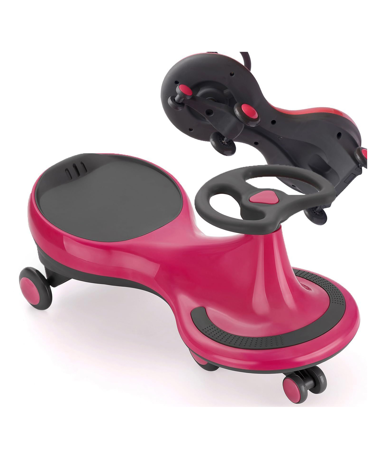 Rashvesh Plasma Car: Smooth Movement Twister Ride On for Kids, Boys & Girls - Pink-image-41