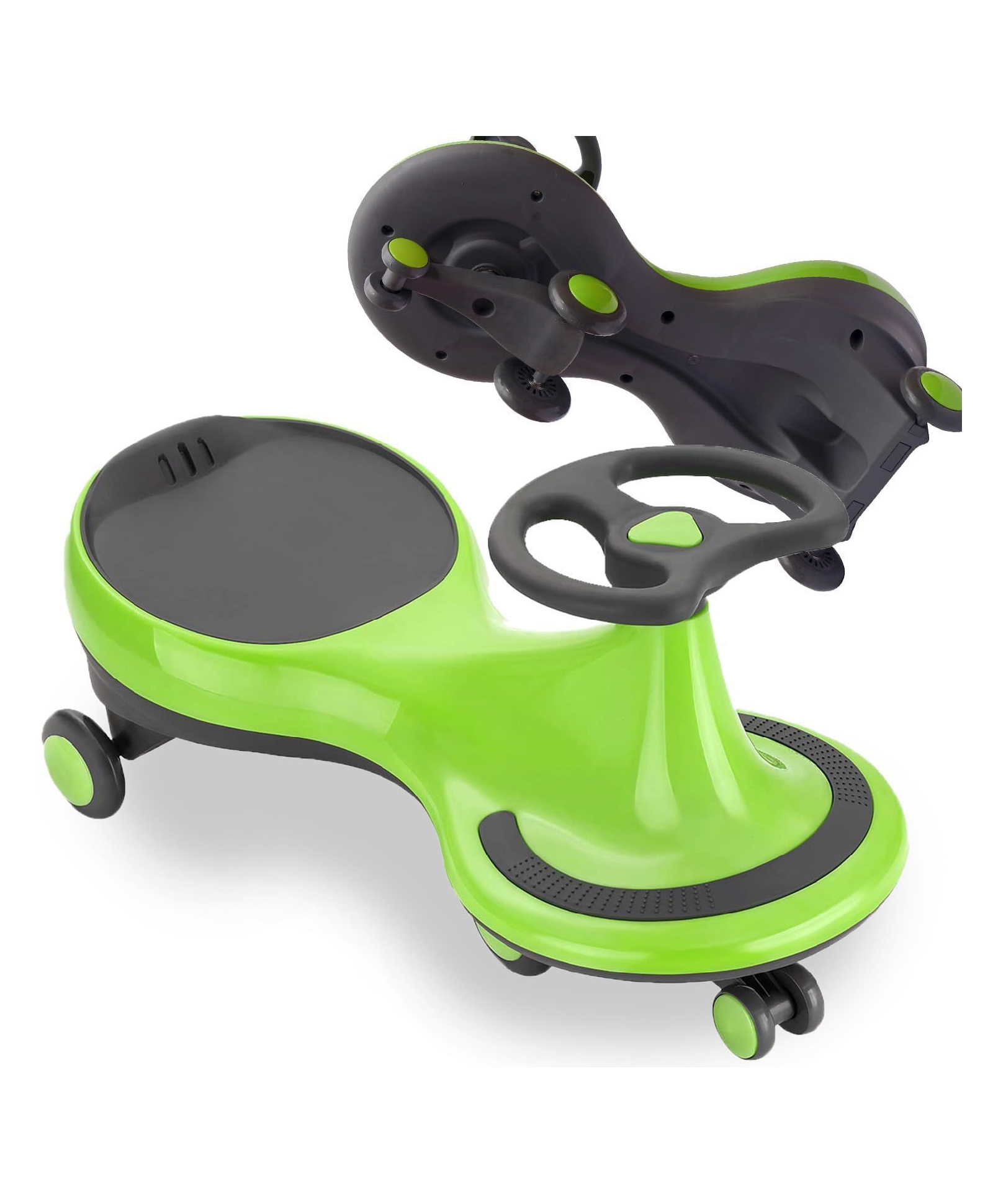 rasvesh Rashvesh Plasma Car: Smooth Movement Twister Ride On for Kids, Boys & Girls - Green-picture-4