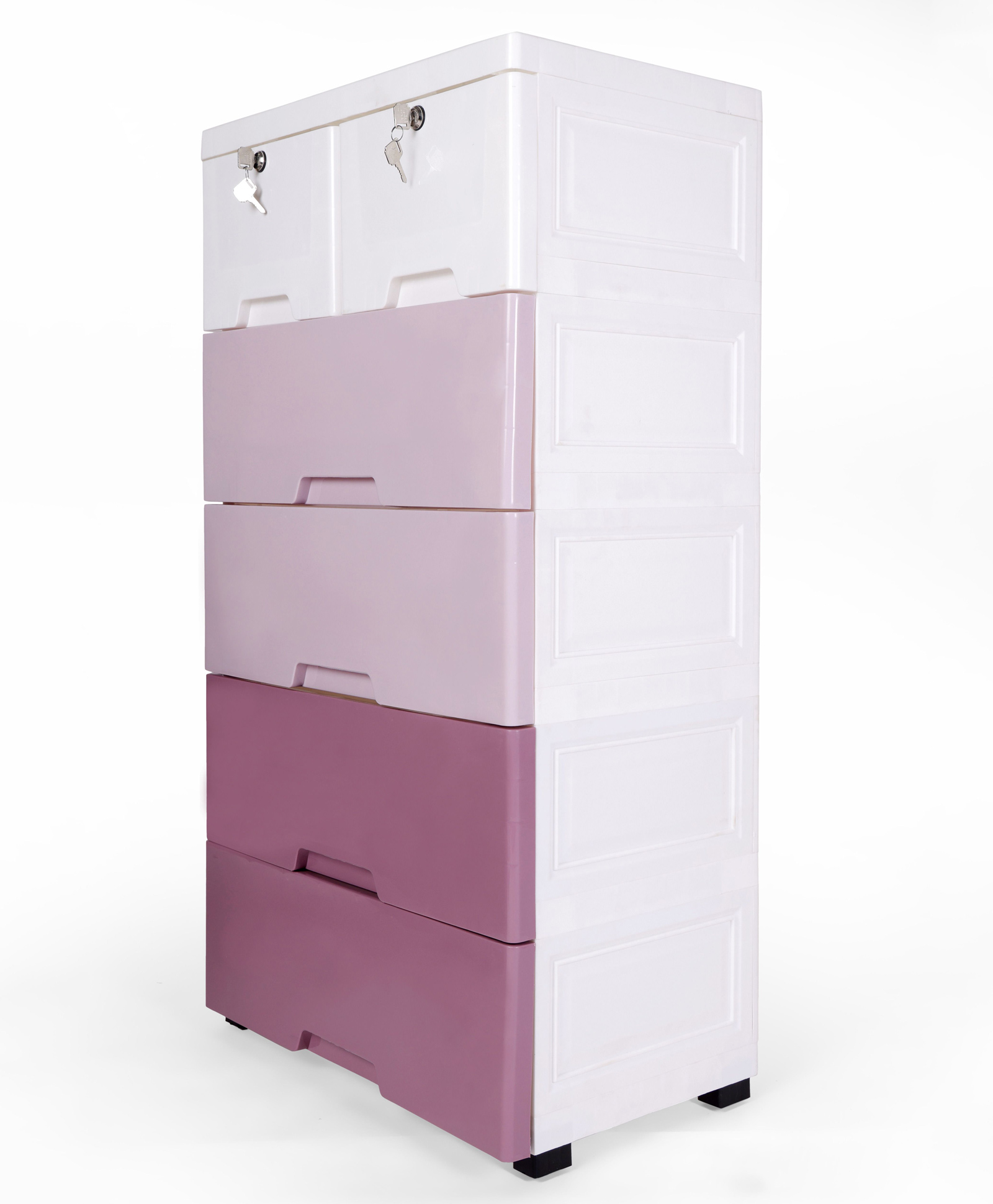 Rasvesh Chest Of Drawers: Versatile Drawer Organizer & Organiser Storage Box For Neat And Tidy Storage Solutions Plastic Drawers For Kids - Pink Cabinet-picture-22