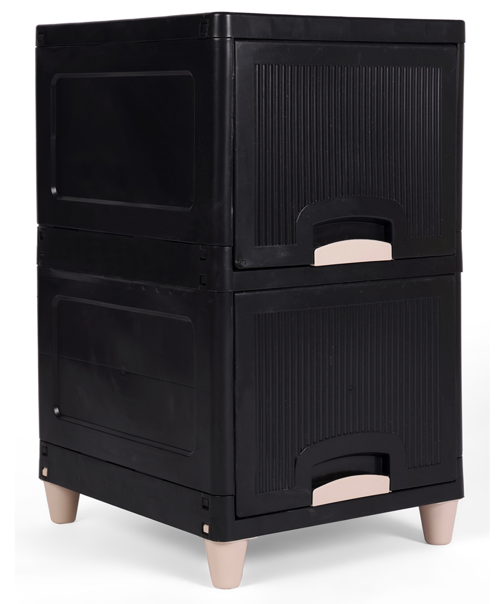Rasvesh Plastic Modular Drawer Storage Chest of Drawers Organizer Storage Box, Large Stomo Racks for Multipurpose black 2xl-image-6