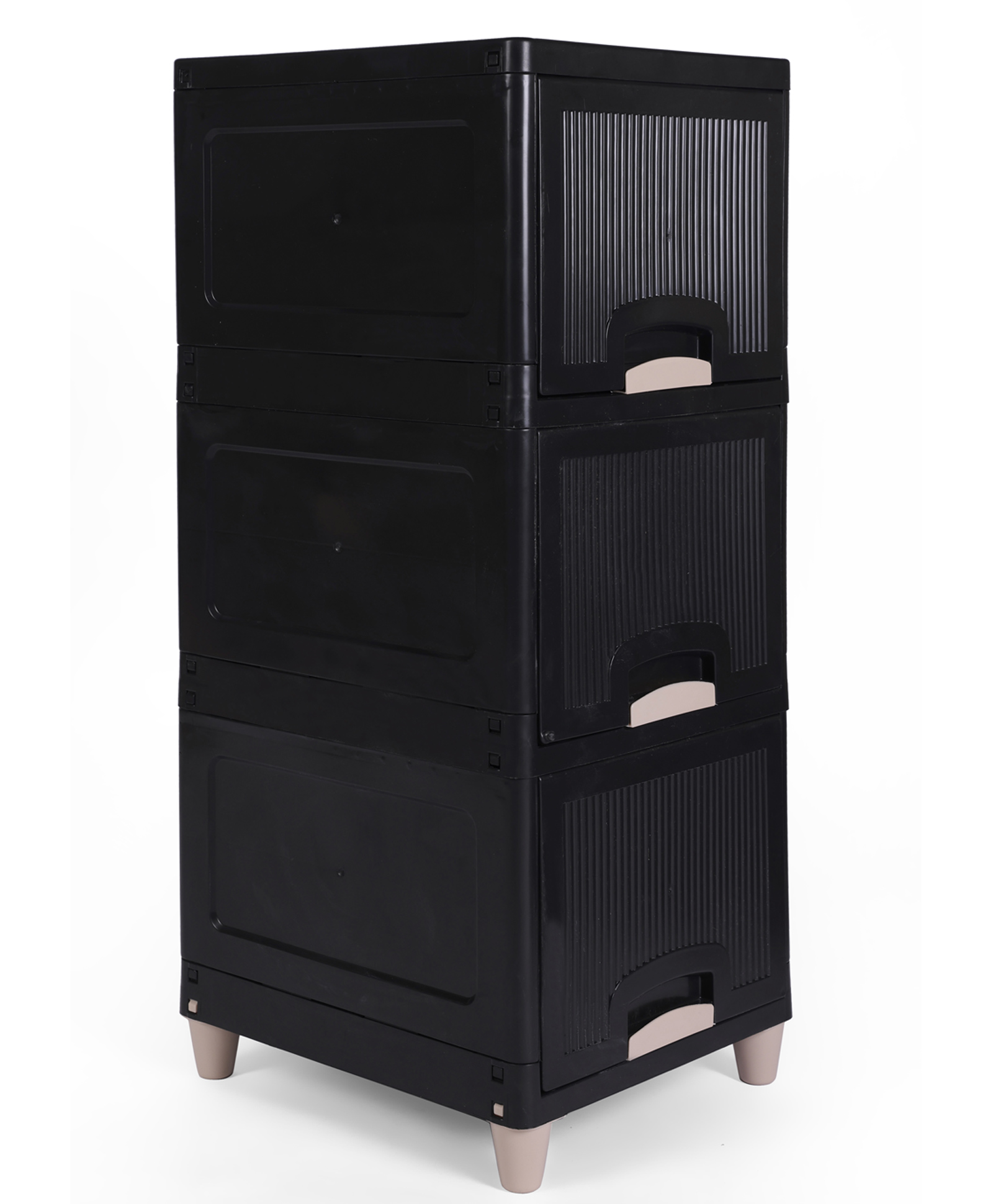 Rasvesh Plastic Modular Drawer Storage Chest of Drawers Organizer Storage Box, Large Stomo Racks for Multipurpose black 3xl-picture-12