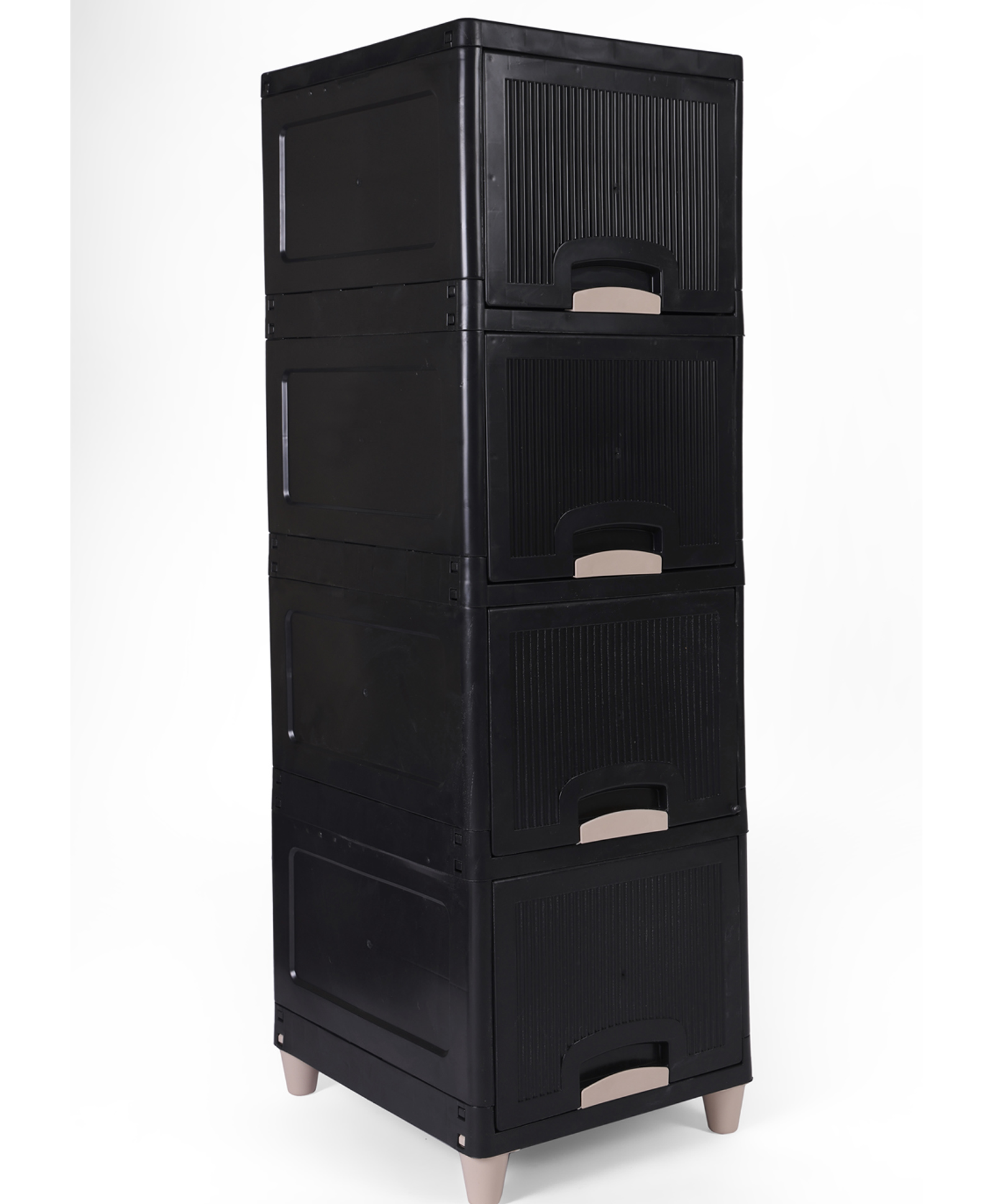 Rasvesh Plastic Modular Drawer Storage Chest of Drawers Organizer Storage Box, Large Stomo Racks for Multipurpose black 4xl-picture-13