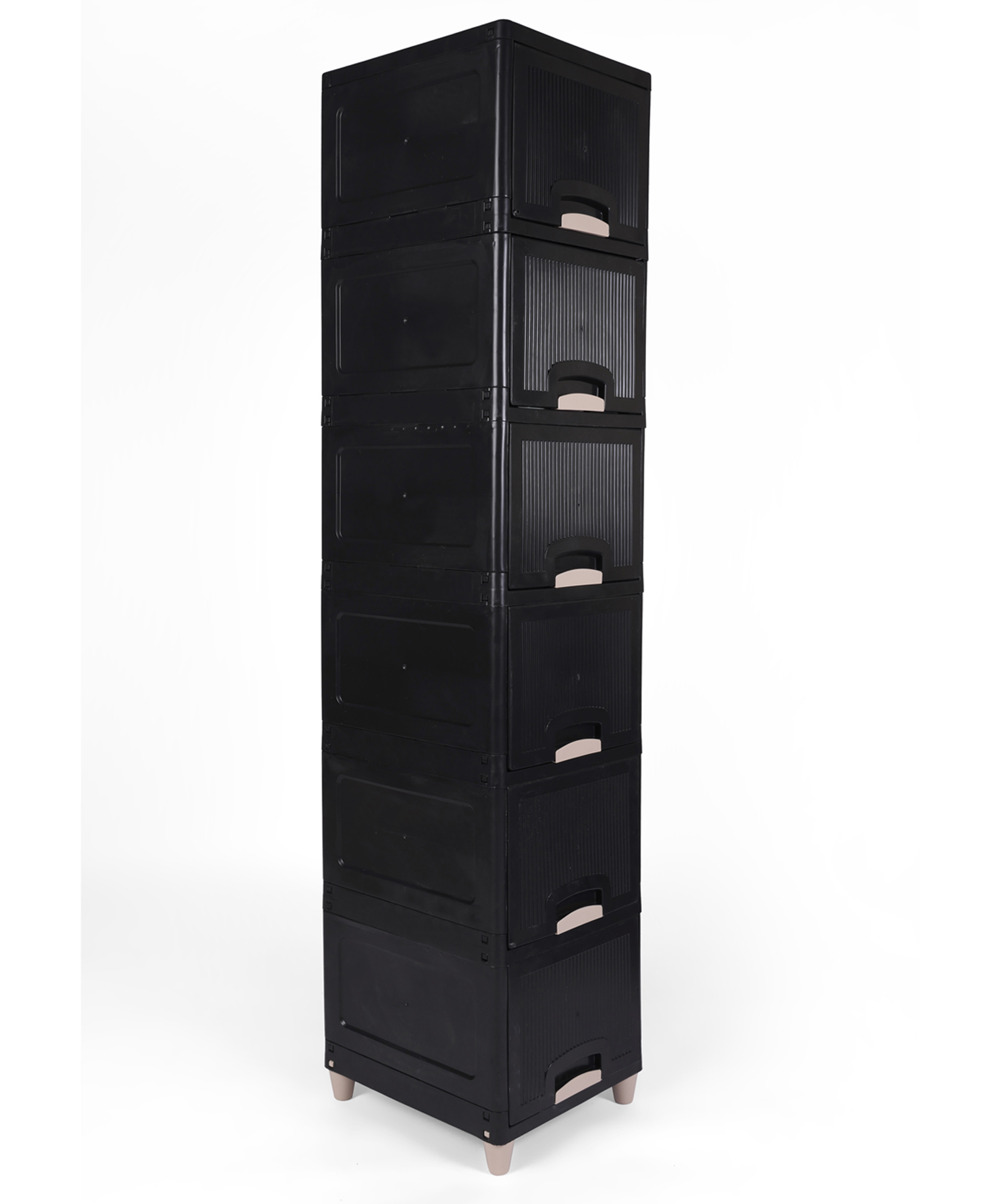 Rasvesh Plastic Modular Drawer Storage Chest of Drawers Organizer Storage Box, Large Stomo Racks for Multipurpose black 6xl-image-16
