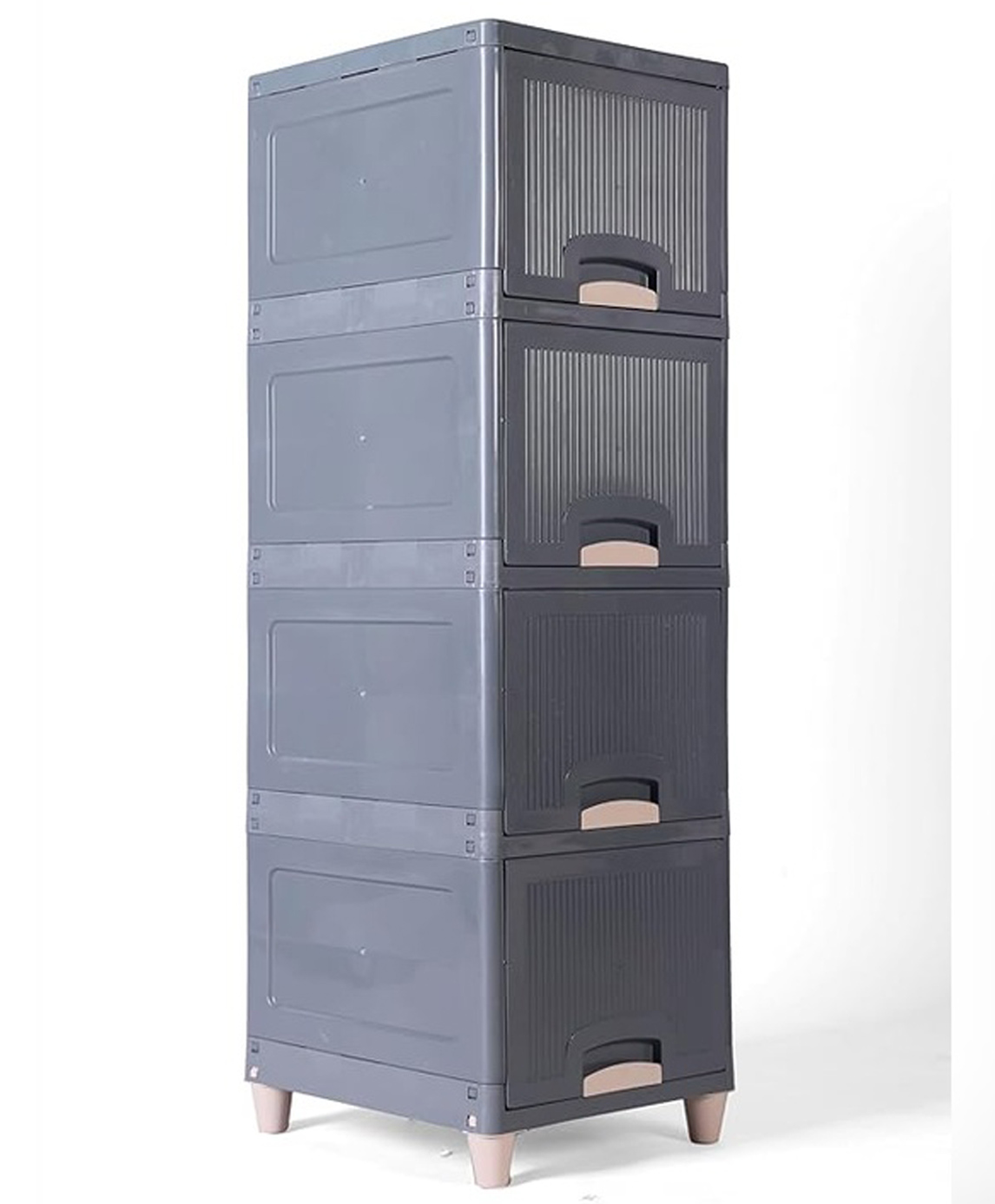 Rasvesh Plastic Modular Drawer Storage Chest of Drawers Organizer Storage Box, Large Stomo Racks for Multipurpose grey 4xl-image-48