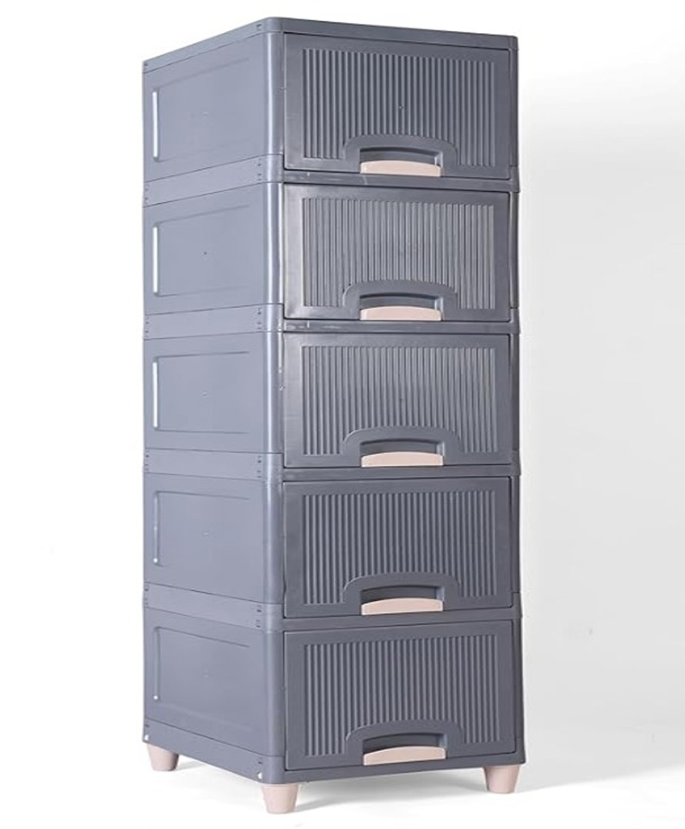 Rasvesh Plastic Modular Drawer Storage Chest of Drawers Organizer Storage Box, Large Stomo Racks for Multipurpose grey 5xl-image-49