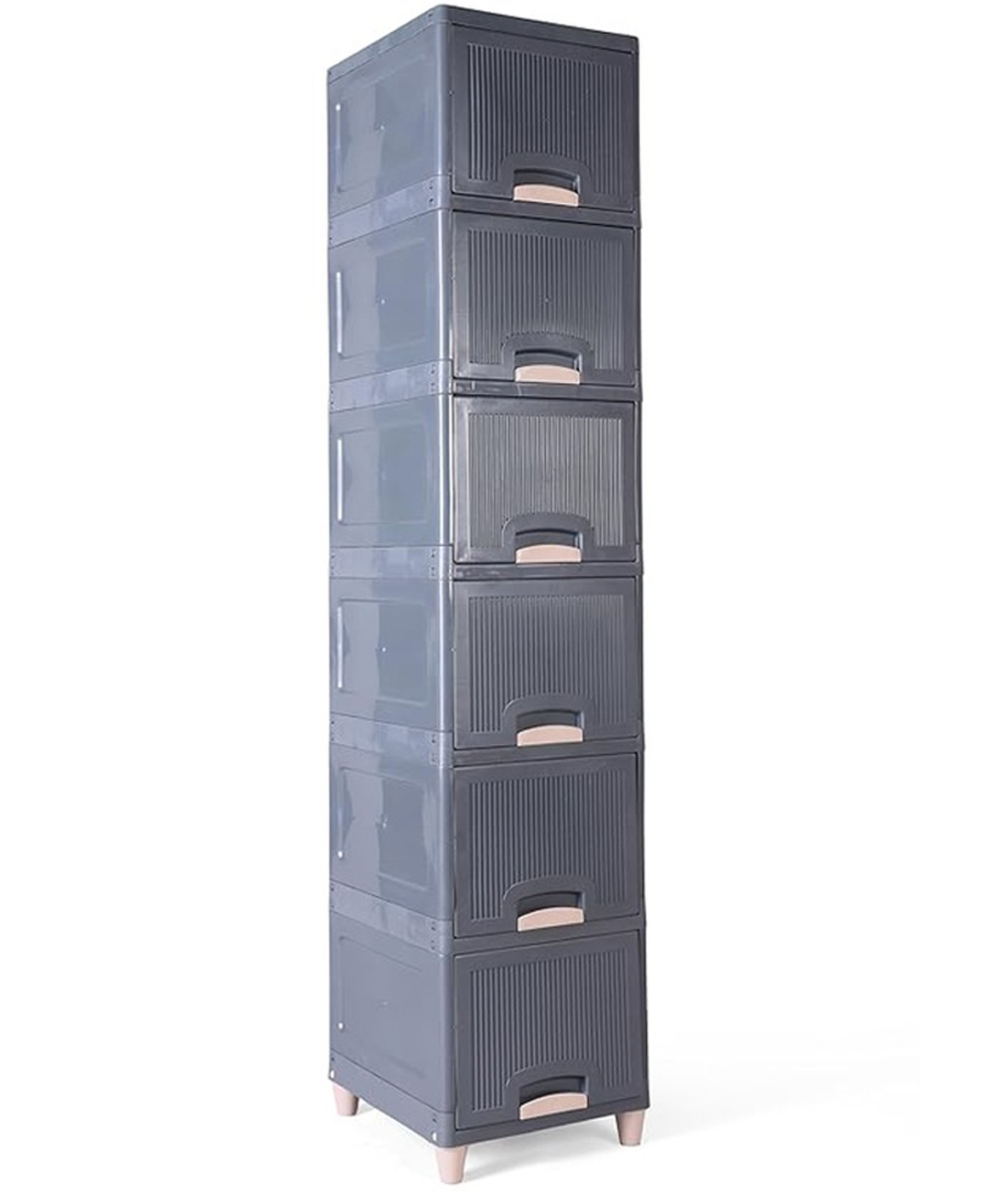 Rasvesh Plastic Modular Drawer Storage Chest of Drawers Organizer Storage Box, Large Stomo Racks for Multipurpose grey 6xl-picture-19