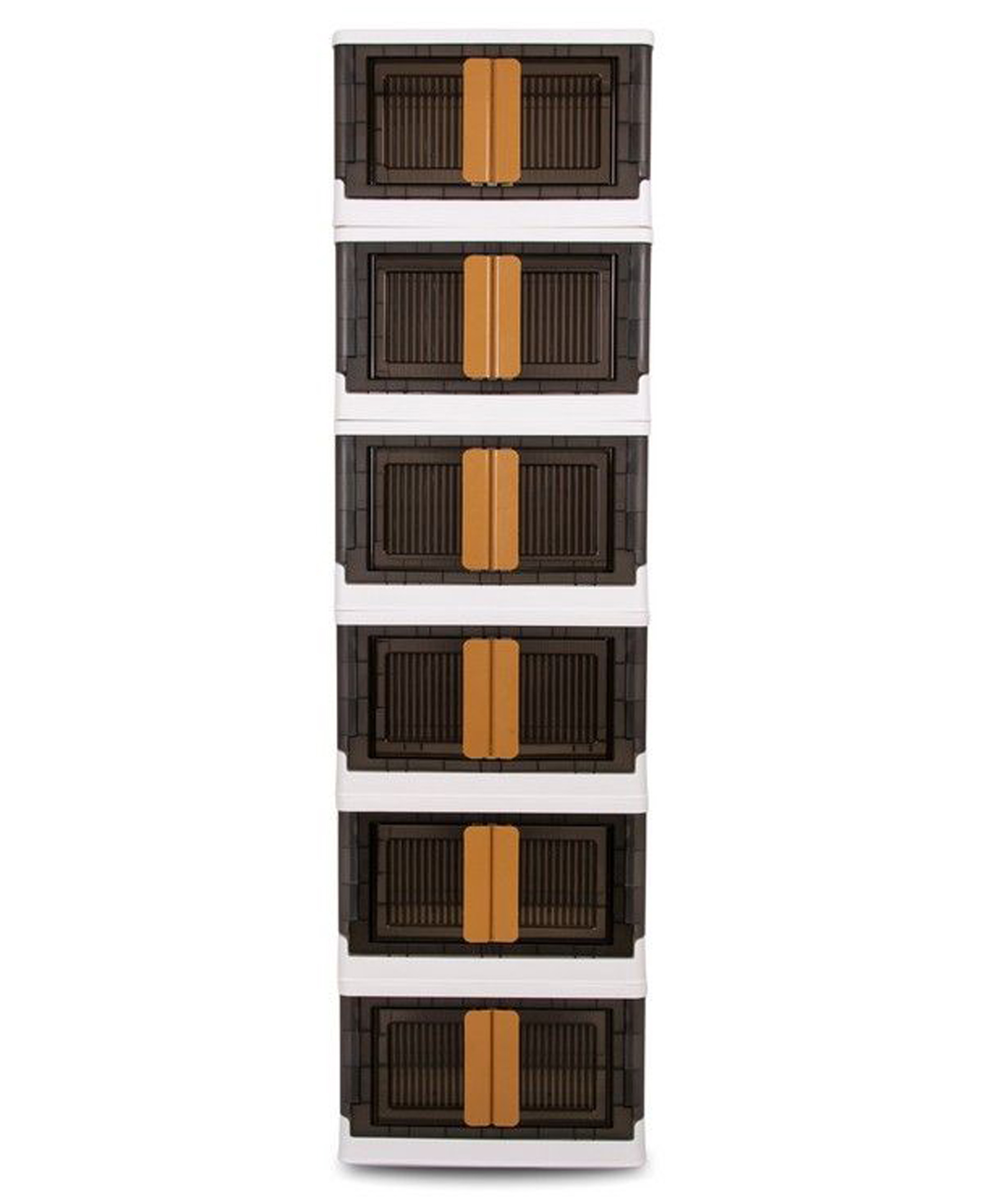 Rasvesh Multipurpose Modular Storage Stackable Box, Kitchen & Home Essentials Organizer Storage Box Cabinet , Almira Set for Stationary 6 layer , Black-image-22
