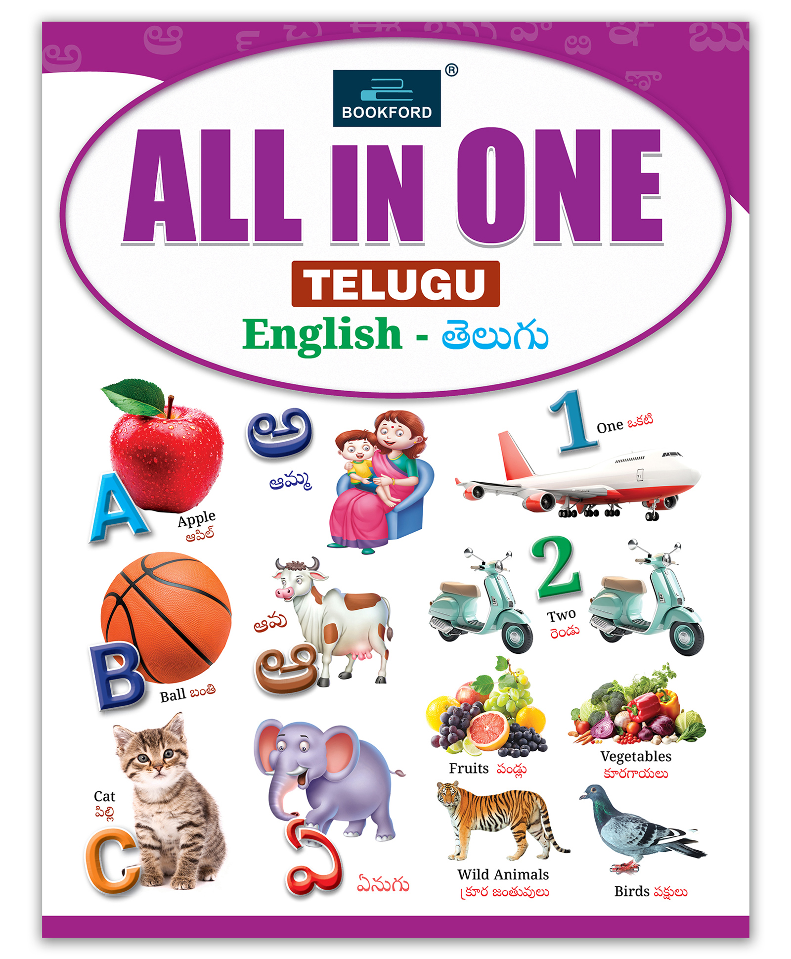 bookford publications All In One Learning Book -Comple Guide In Both Different Books ( Telugu )-picture-21