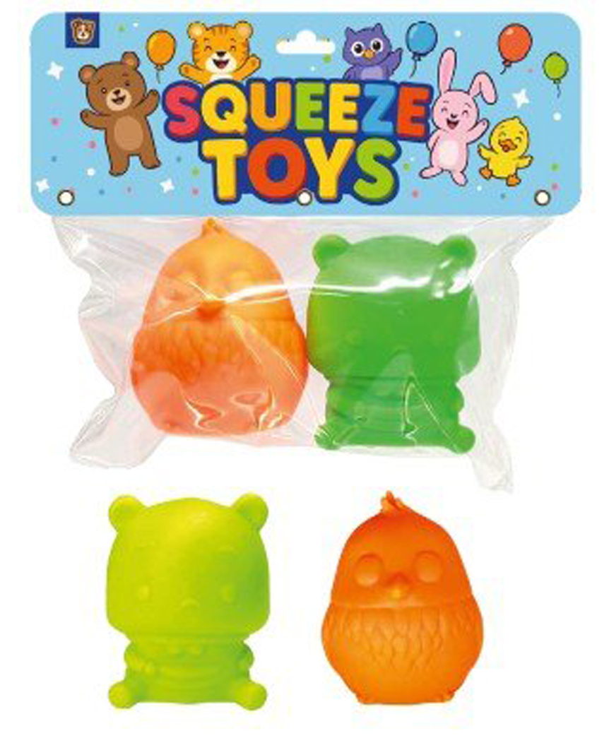 KiddyBuddy Animal Shaped Bath Toys Pack of 2 - Green & Orange-image-49