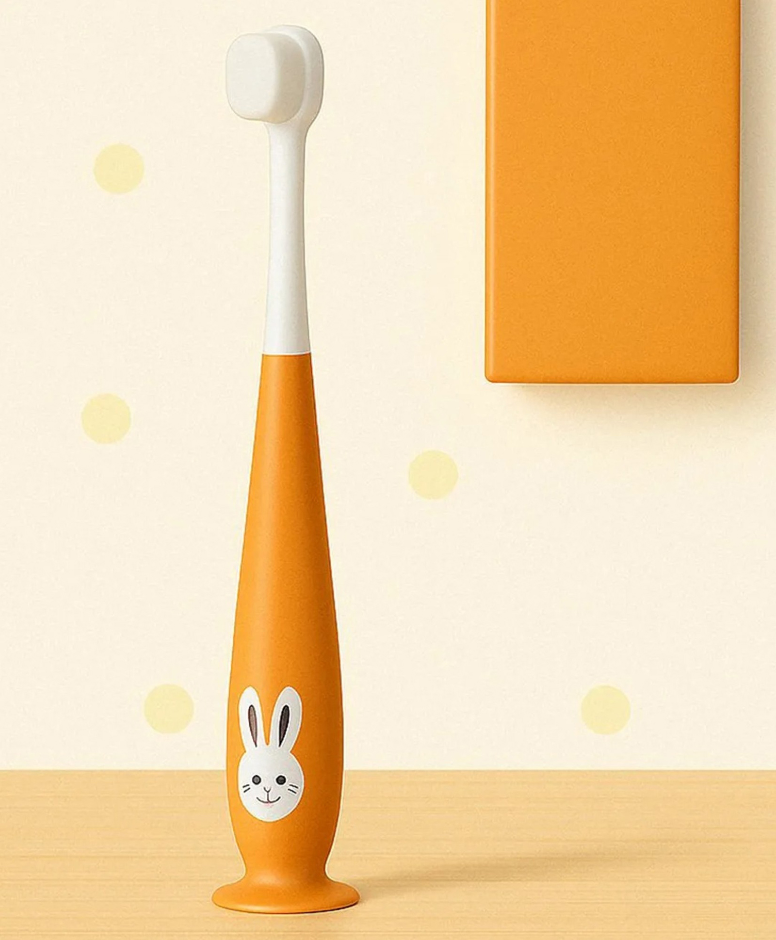 Mihar Essentials Baby Toothbrush I Supersoft Bristles & Section Cup Base Tooth Brush for Kids/Babies/Toddlers - Yellow (Pack of 1)-image-34