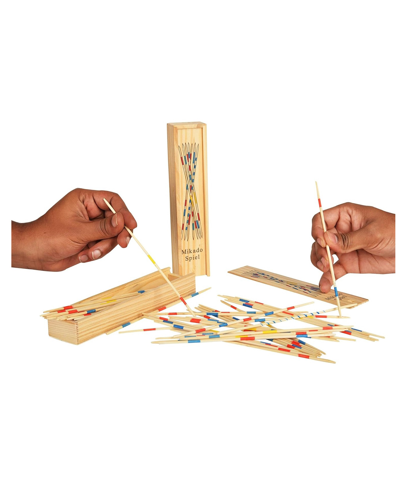 ARCADE TOYS Mikado Wooden 31 Pick-Up Sticks | Best Return Gift | Fun Family Indoor Board Game for Adults and Kids (Pack of 1) (Colour may vary)-image-11