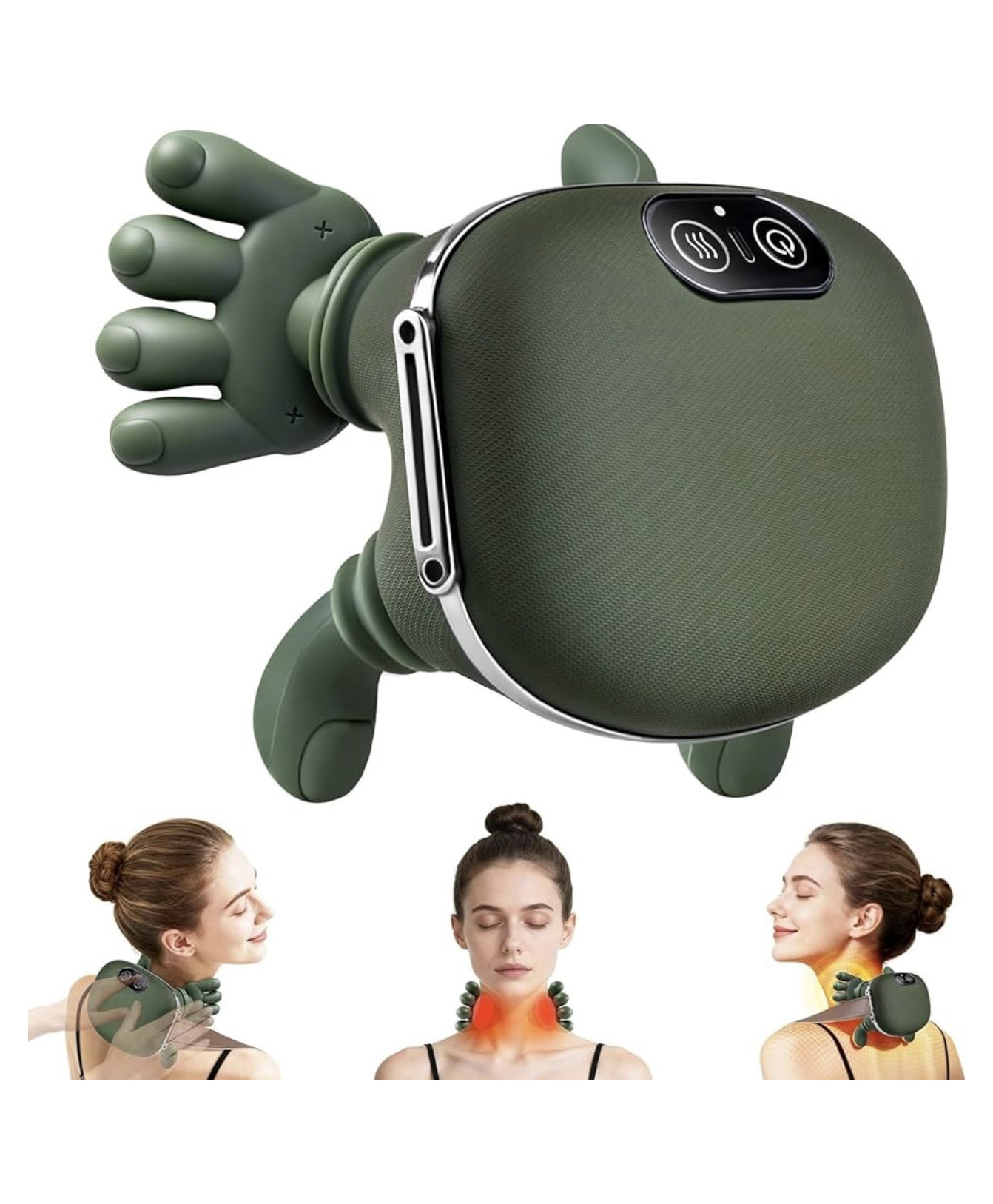 ARCADE TOYS Neck and Shoulder Massager Bionic Heated Massager, Wireless Portable Shiatsu, Electric Deep Tissue 4D Kneading Massage, (Multicolour)-image-26