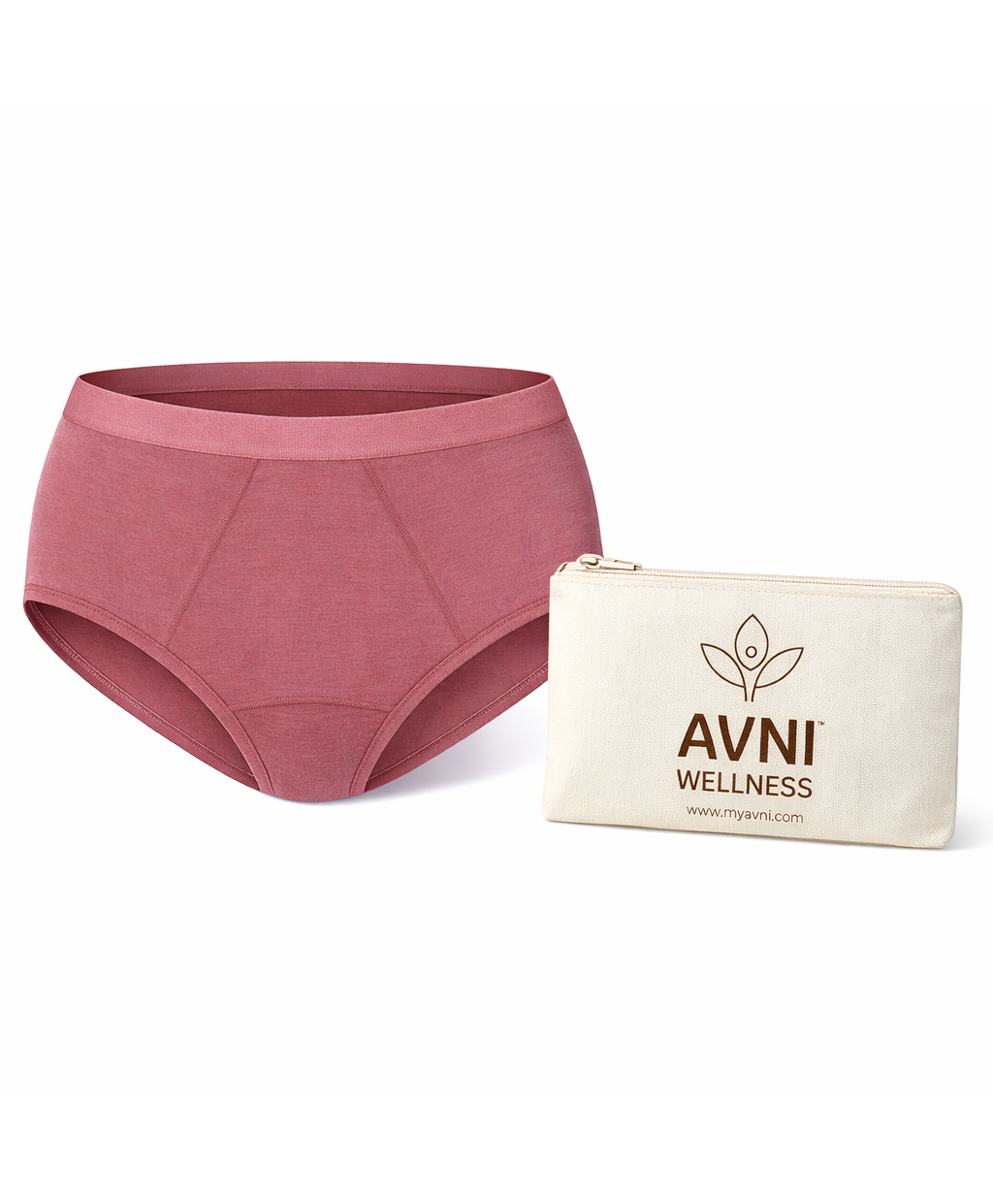 Avni Wellness Lush Reusable Period Panty, Cotton, Peach Rose, XL-picture-26