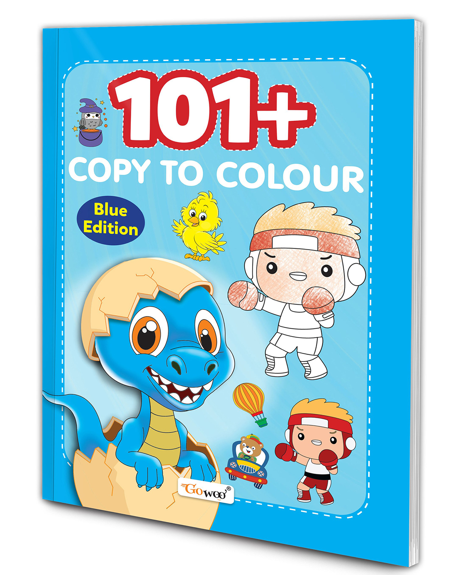 101+ Copy to Colour - Blue Edition :- Creative Colouring Book for Preschool, Fun Activity Book for Kids, UKG Art Book for Kids, Preschool Colouring Fun-image-40