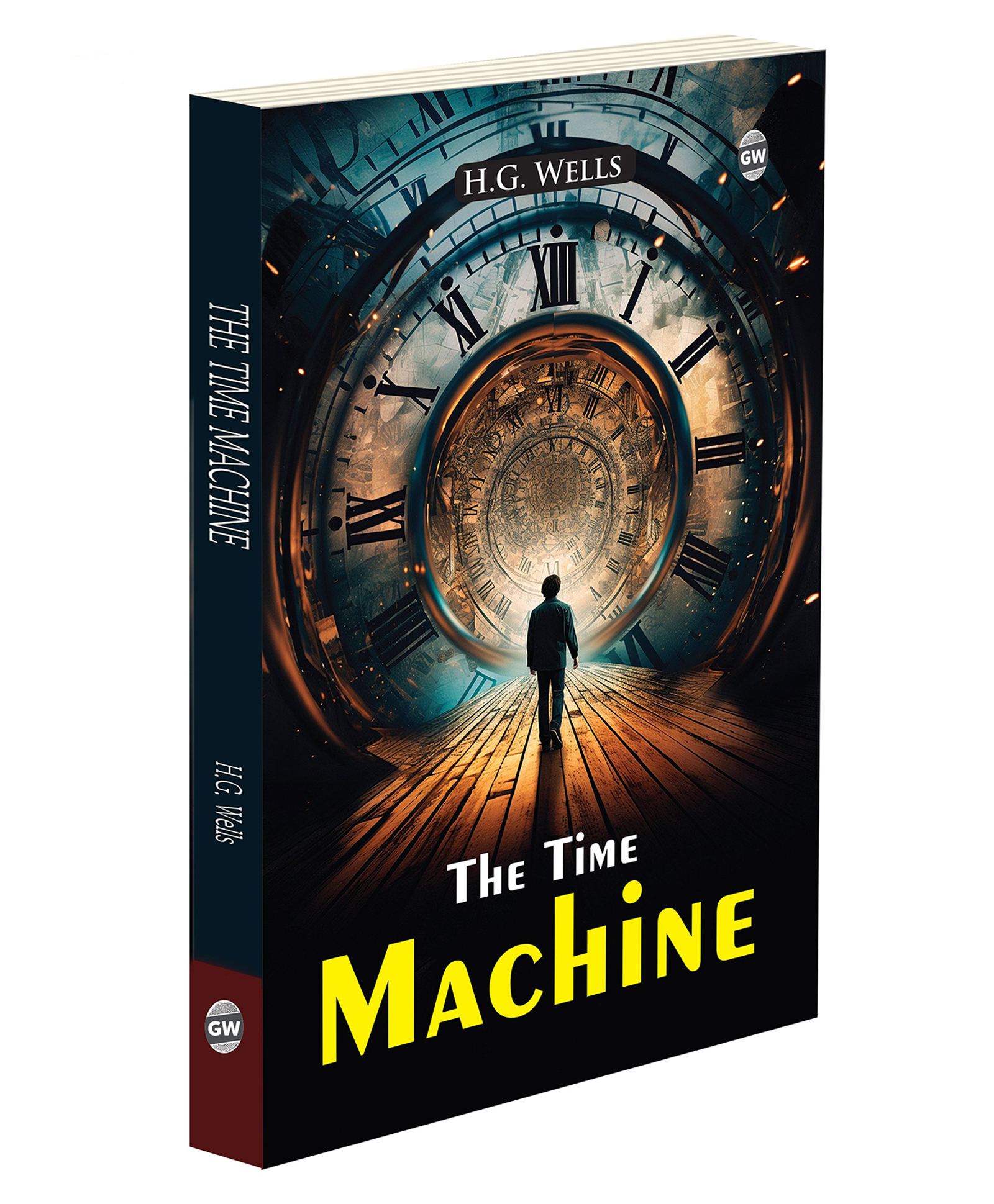 The Time Machine (Paperback) :- H.G. Wells science fiction, classic adventure story, futuristic literature, English sci-fi novel, timeless fantasy classic-image-4