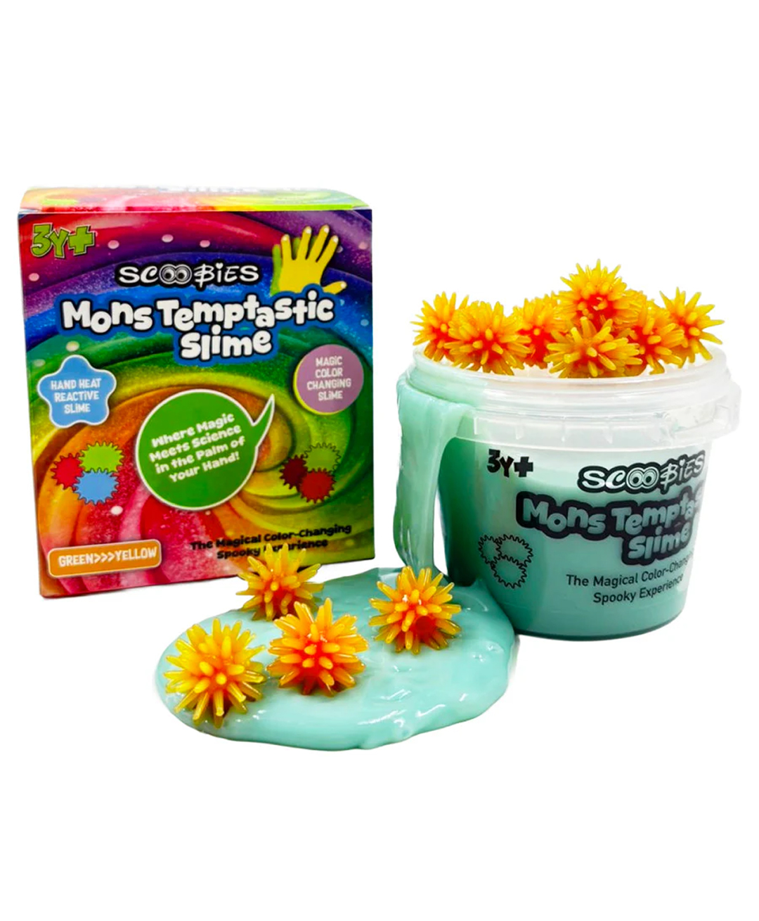 Scoobies Mons Temptastic Slime: Color-Changing Slime Play with wall sticking Crawlers Safe, Non-Toxic Sensory Play Toy for kids Age 3+-image-11