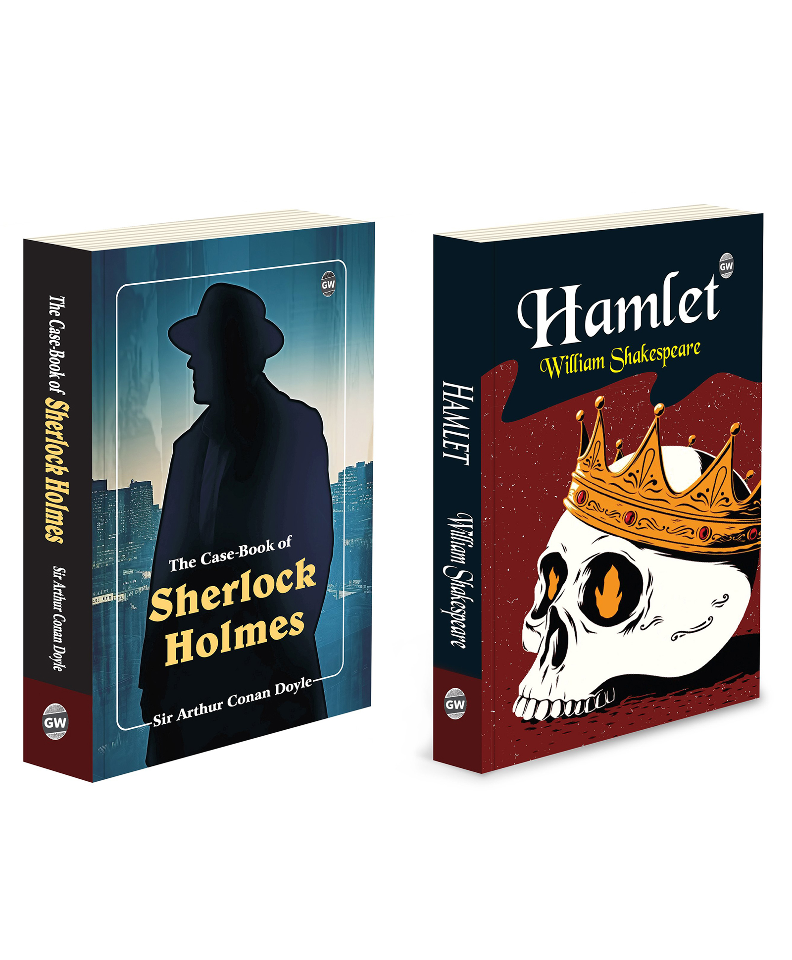 The Case Book Of Sherlock Holmes and Hamlet :- Detective fiction combo, Shakespeare tragedy set, English literature pack, crime mystery classic, timeless reading | Combo of 2 books-image-33