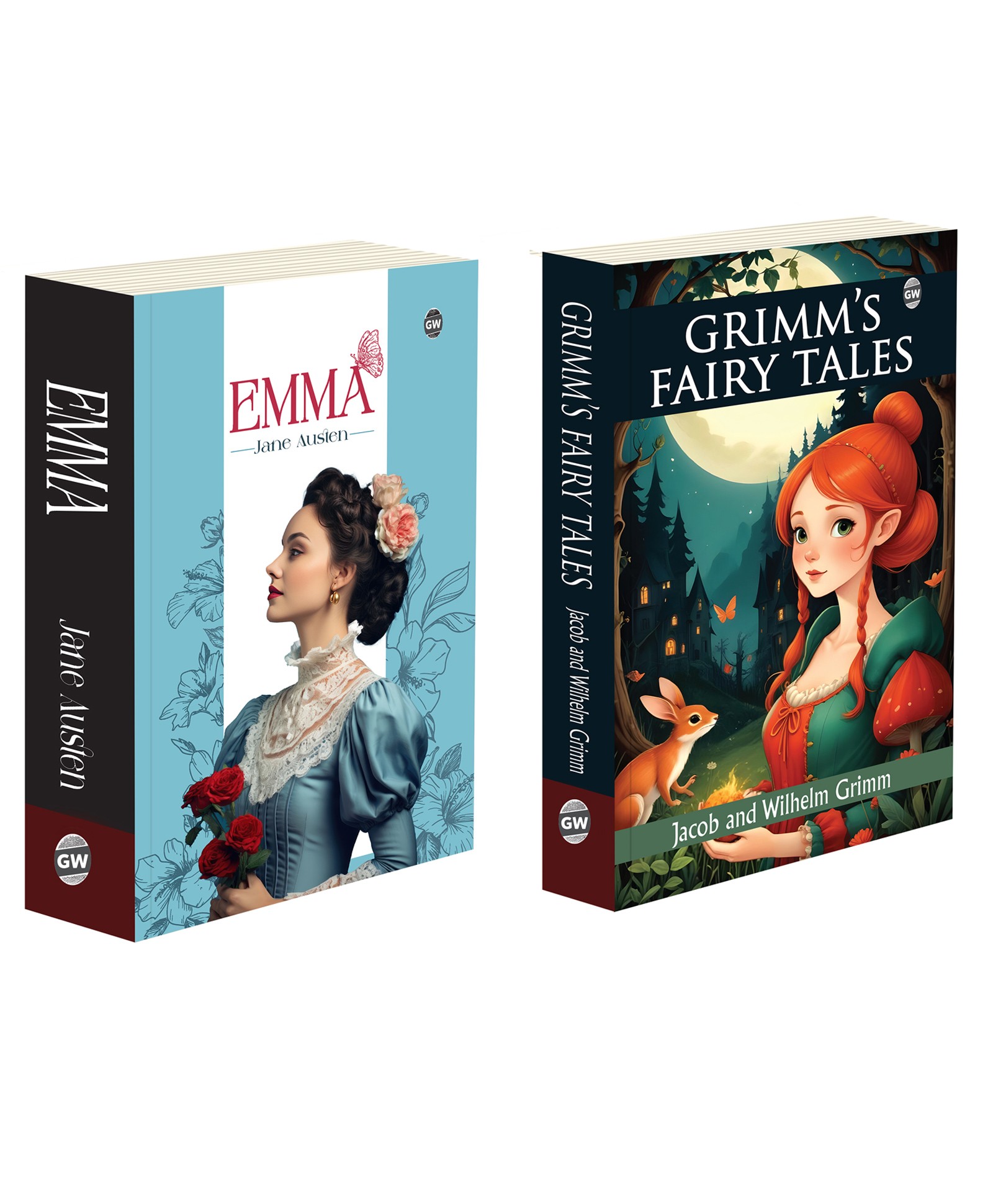Emma and The Complete Grimms' Fairy Tales (Paperback) :- Austen romance combo, fairy tale collection set, folklore pack, English literature classics, timeless stories | Pack of 2 books-image-17