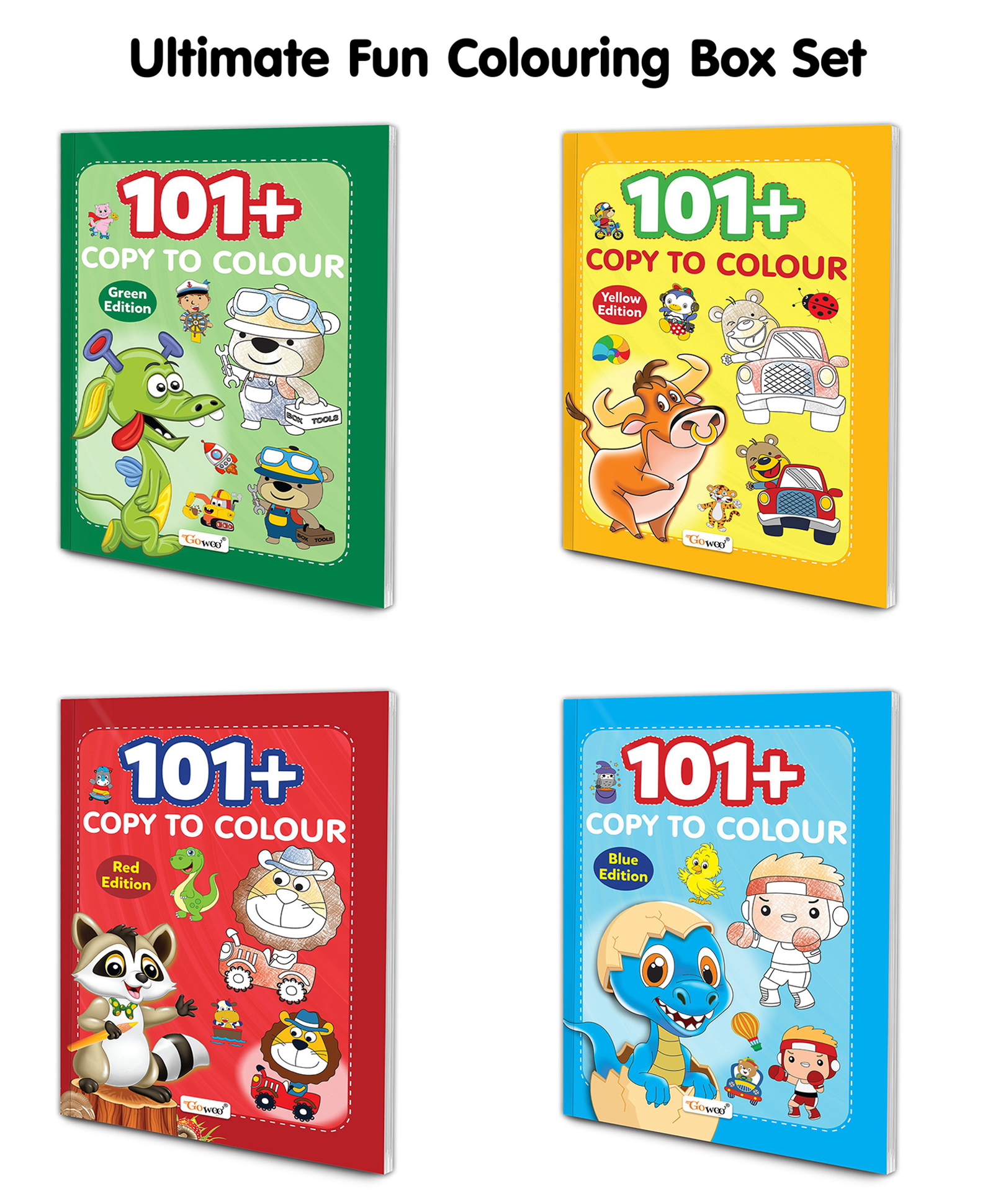 101+ Copy to Colour - Red, Blue, Green Edition and more :- Creative Colouring Fun for Education, UKG Colouring Adventures, Inspiring Kids' Art Projects | Combo of 4 Books-image-46