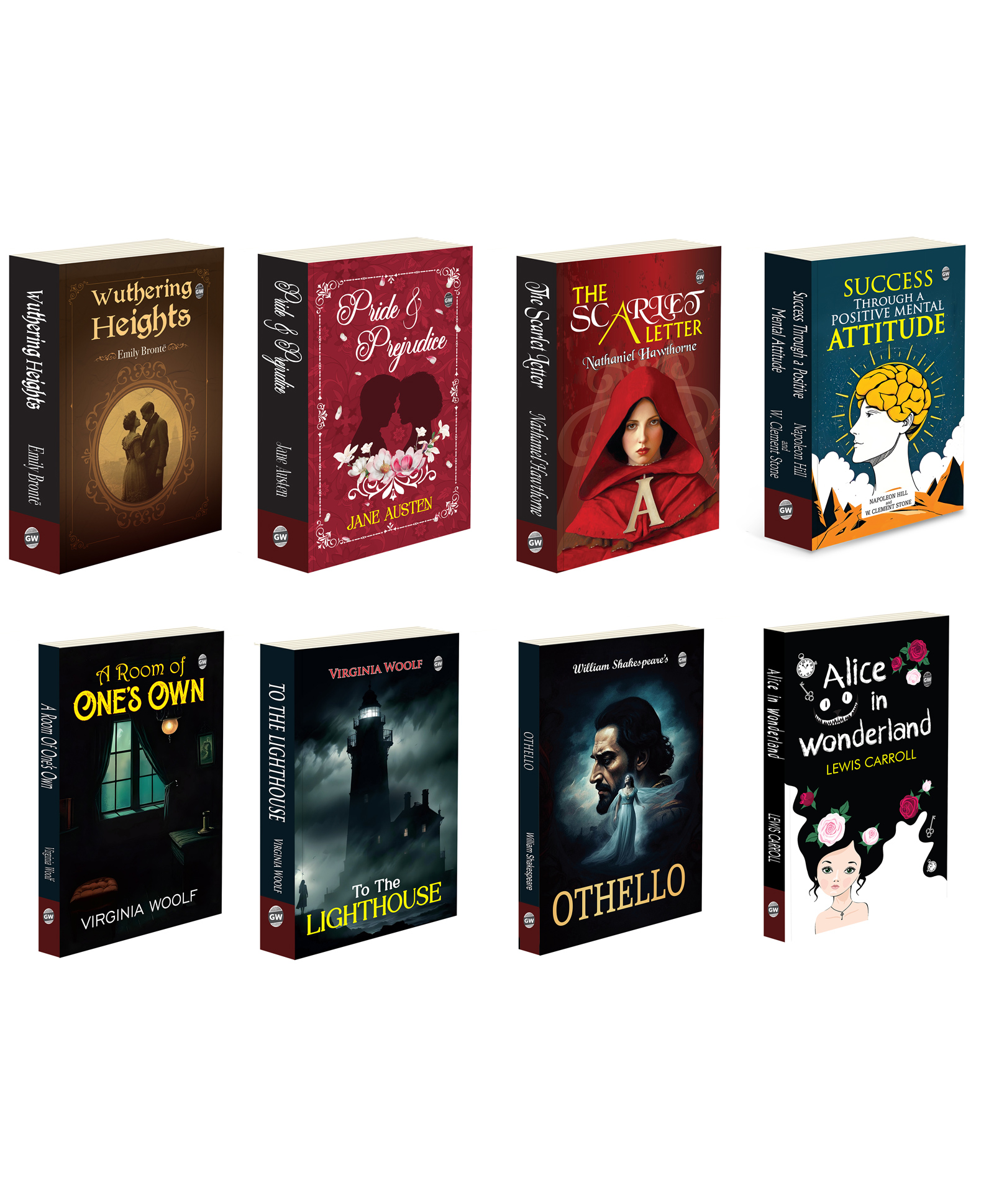 gowoo Wuthering Heights, Pride And Prejudice, The Scarlet Letter and more :- Gothic romance classics, Jane Austen literature, feminist novel collection, timeless English classics | Combo of 8 books-picture-13