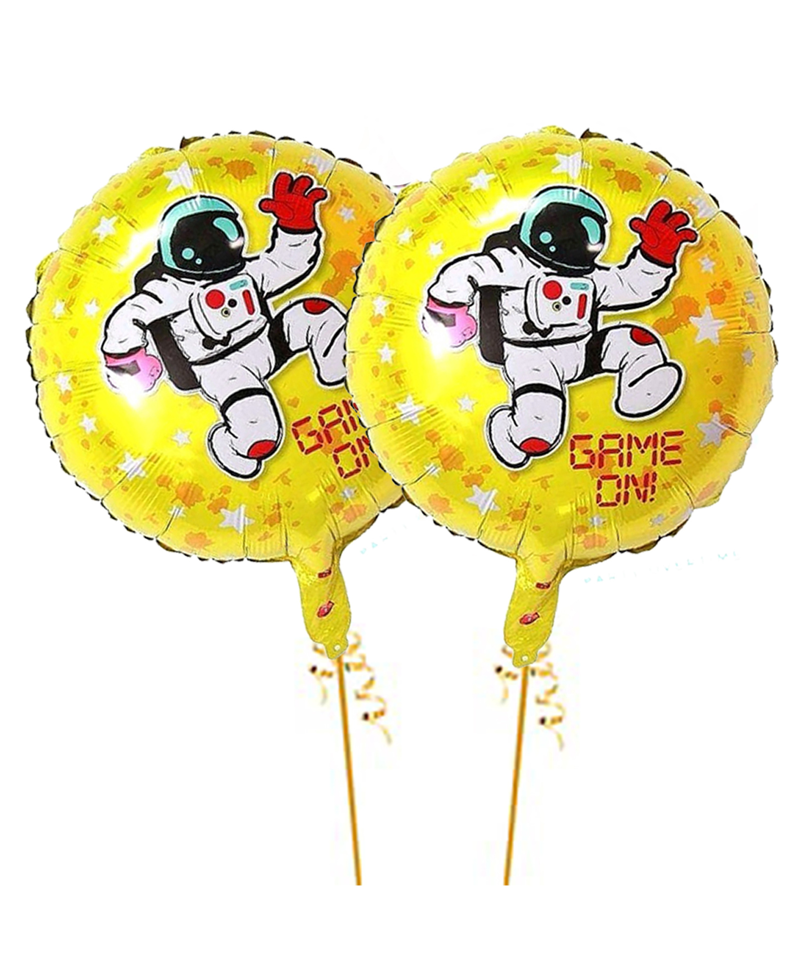 Amfin Round Shape Foil Balloons Multicolor - Pack of 2-image-44