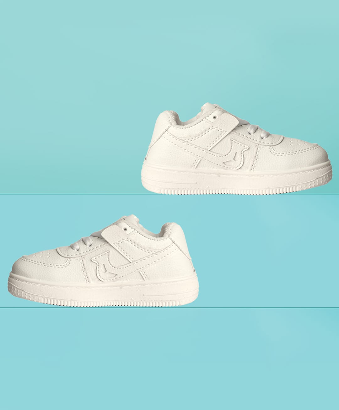 FEETWELL SHOES Solid Lace Up Shoes - White-picture-5