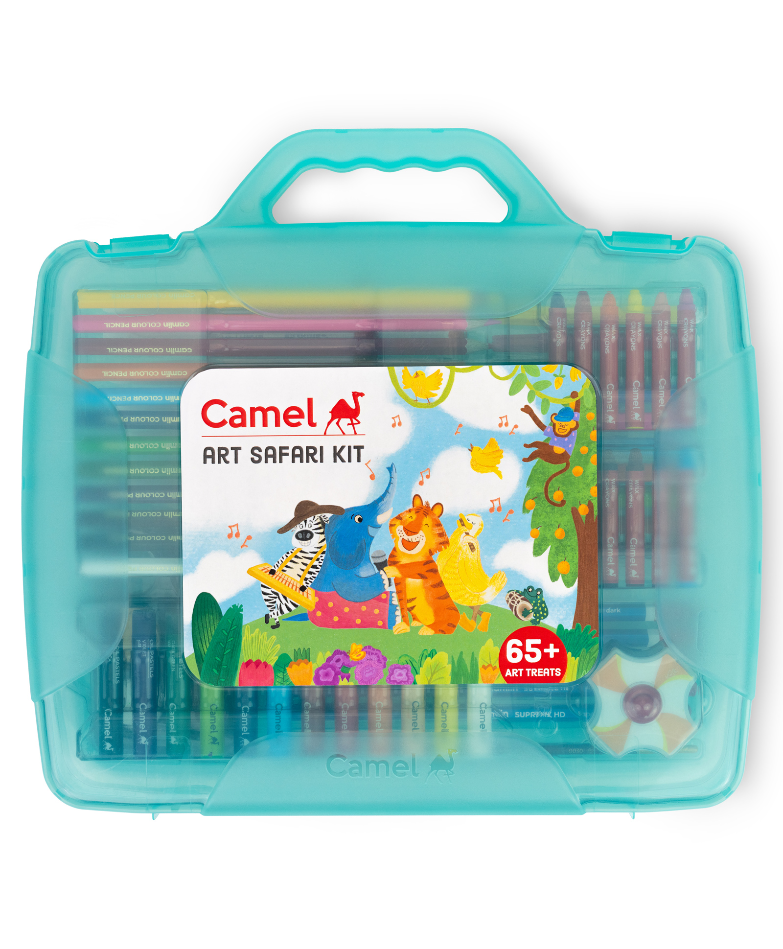 Camel Art Safari Kit Carry Case Pack 65+ Shades - Multicolor-image-41
