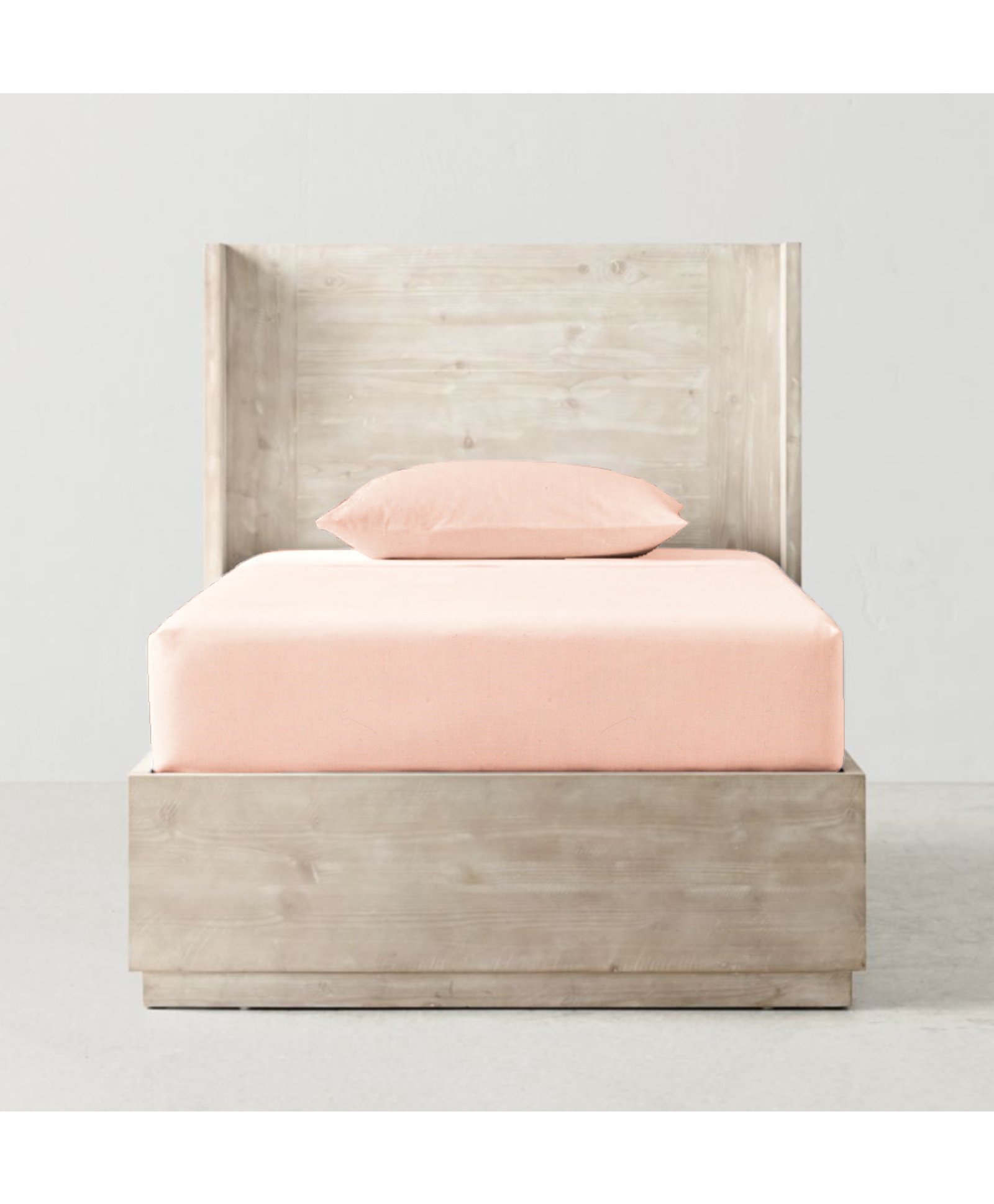 The Baby Atelier Fitted Single Sheet - Pink-image-9