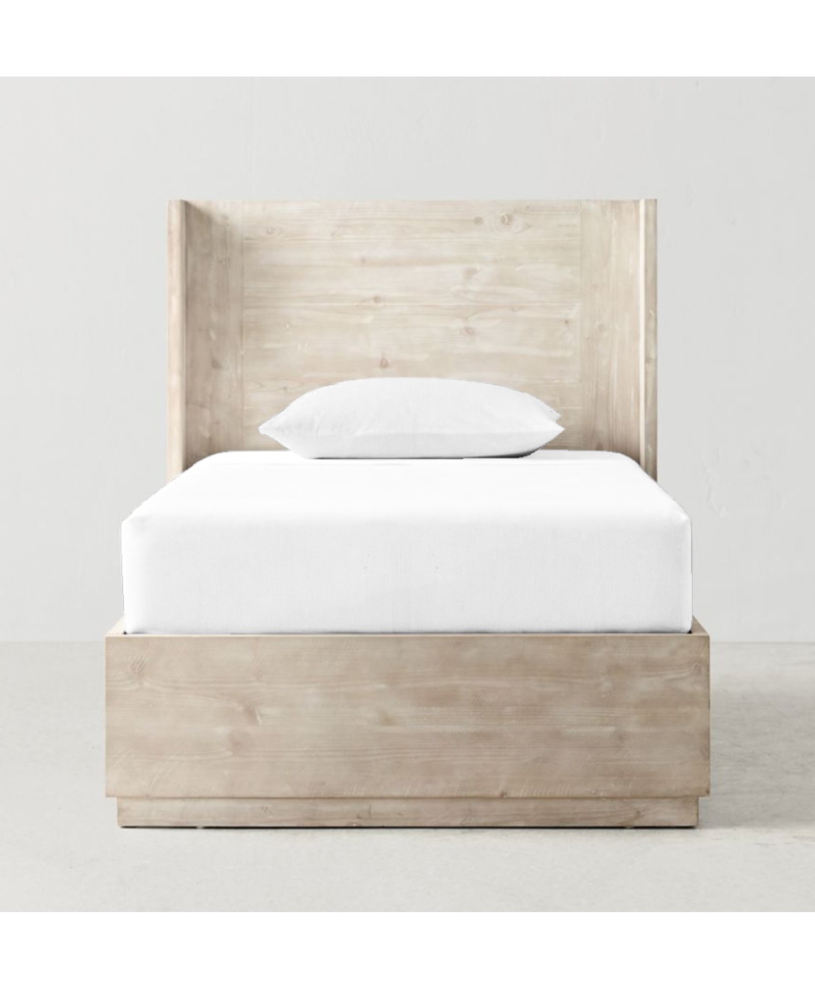 The Baby Atelier 100% Organic Cotton Fitted Single Sheet - Off White  ---image-10