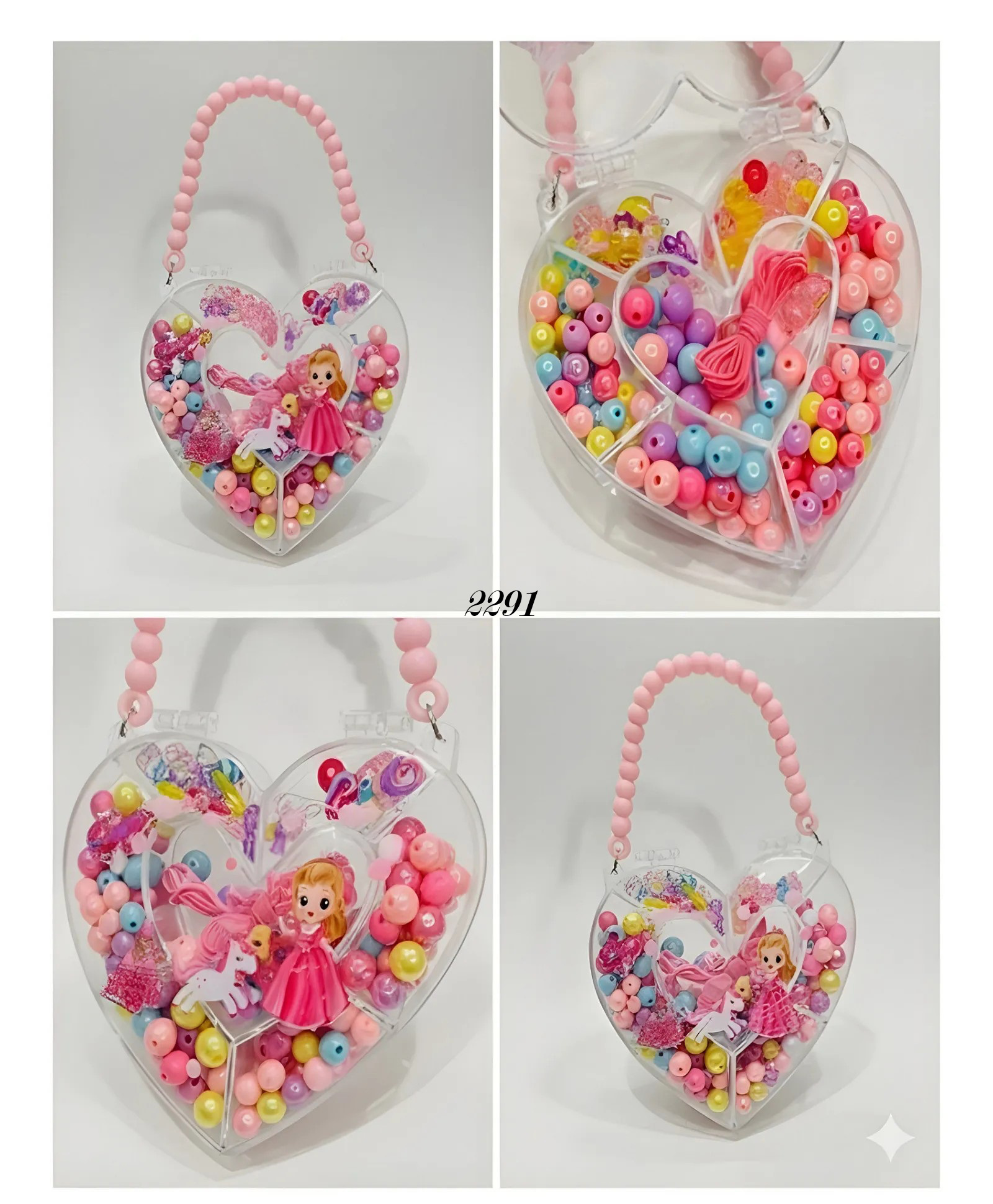 AKN TOYS Girl Heart Make Your Own Jewellery Set Love Gift Box for Girls - PACK OF 1 - ( COLOR MAY VARY )-image-22