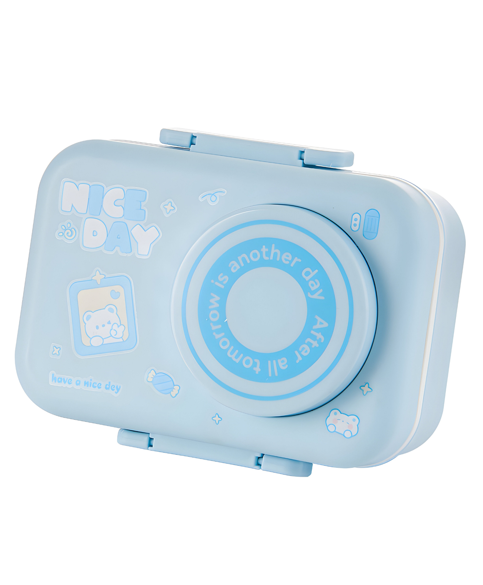 SCHOOLISH Stainless Steel Lunchbox Blue - 875 ml