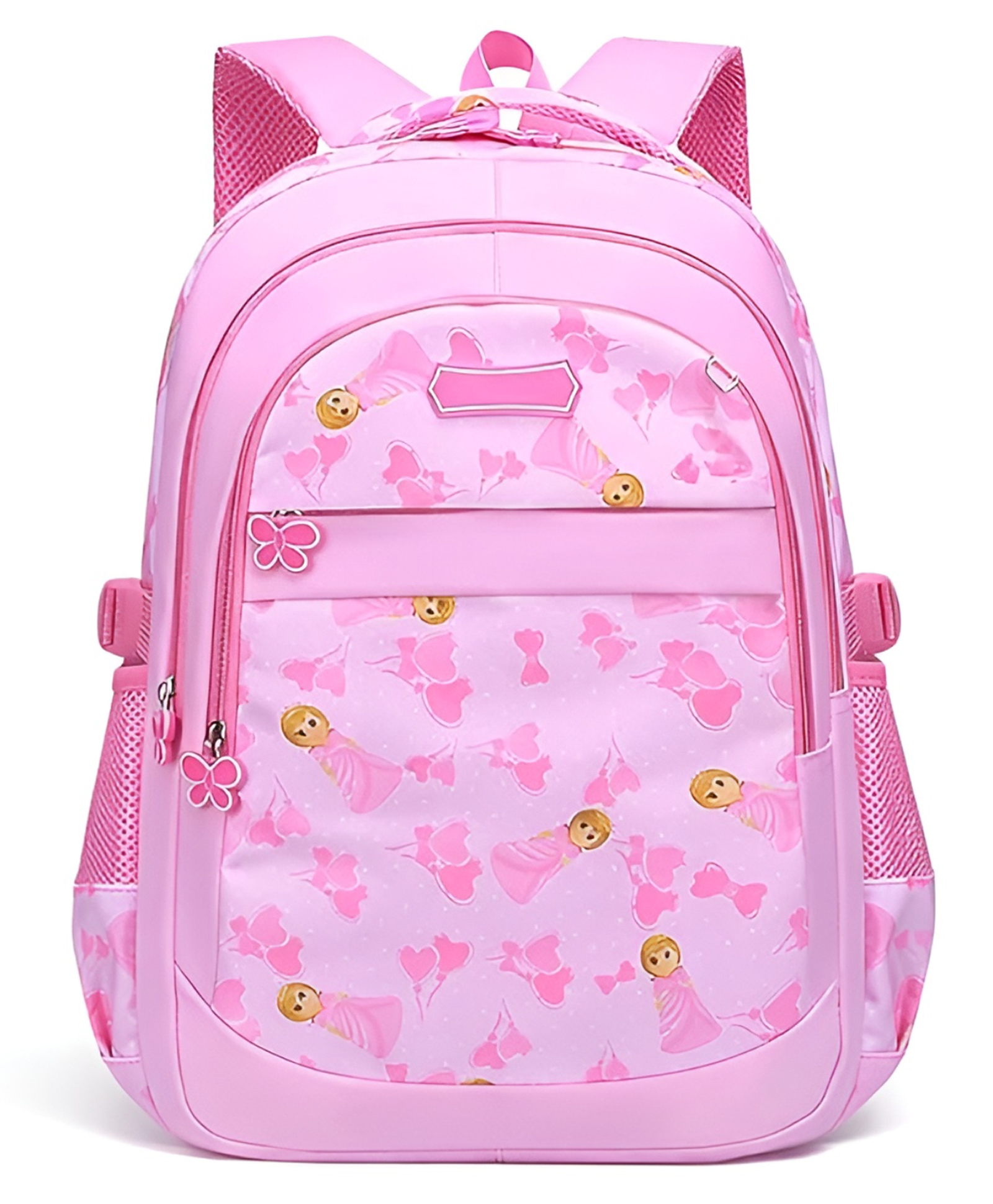 Schoolish Children's Lightweight Schoolbag for Primary School Students Spine Protection Design, High Elastic Thickened Sponge Breathable Back Pad for Comfortable Pressure Relief Purple- Height 16 Inch-image-45