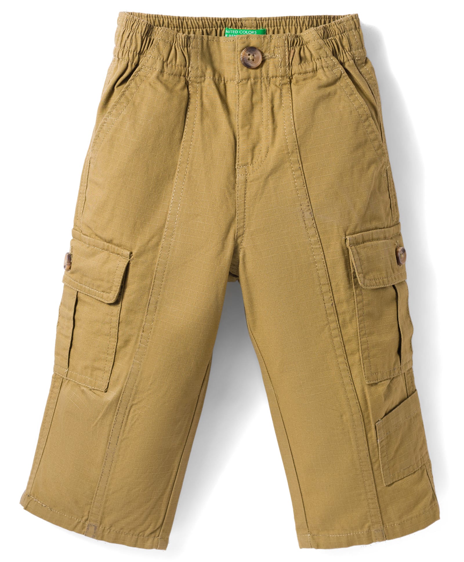 UCB Cotton Woven Full Length Solid Color Trouser - Khaki-picture-30