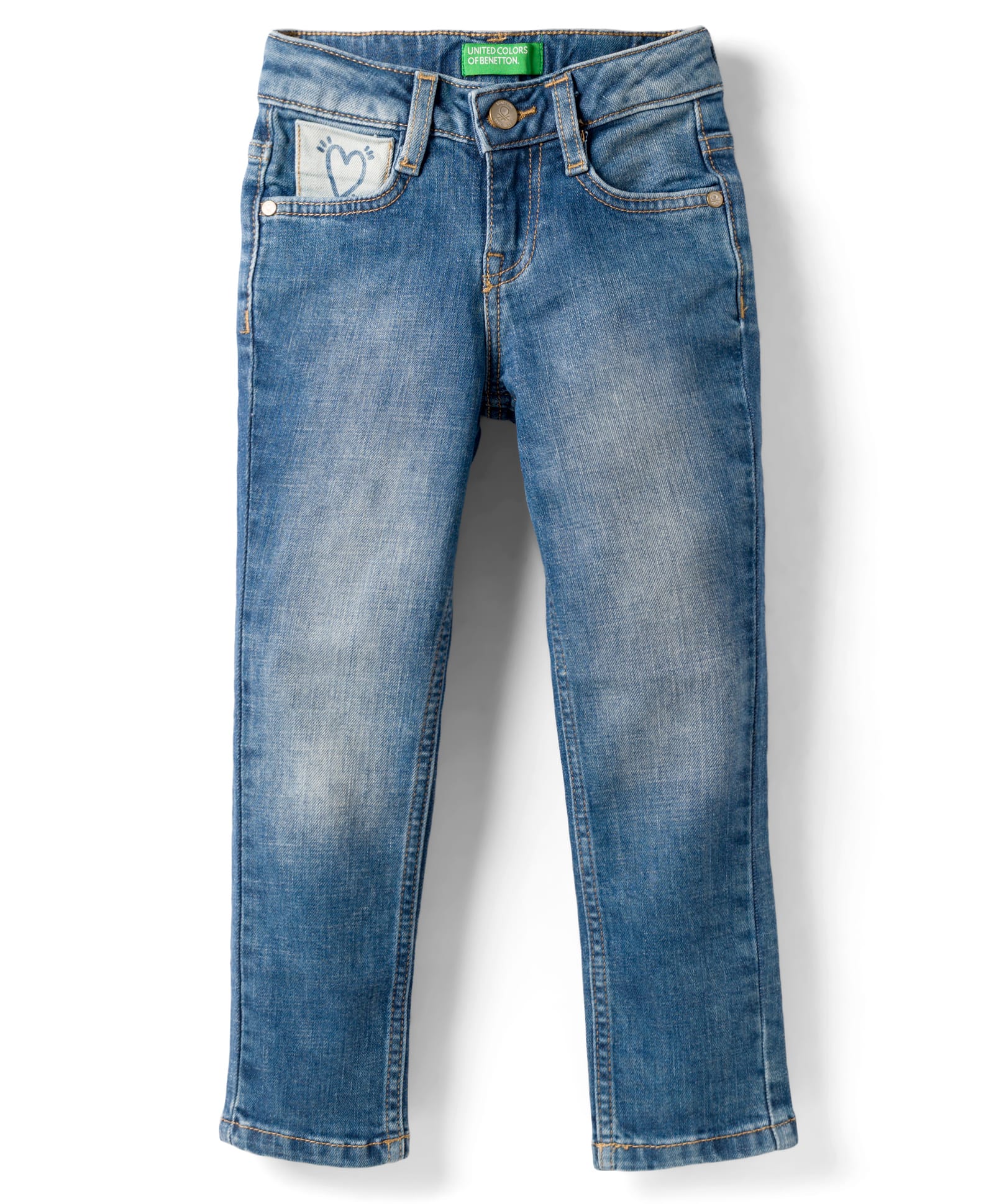 UCB Woven Full Length Washed Jeans - Blue-picture-22