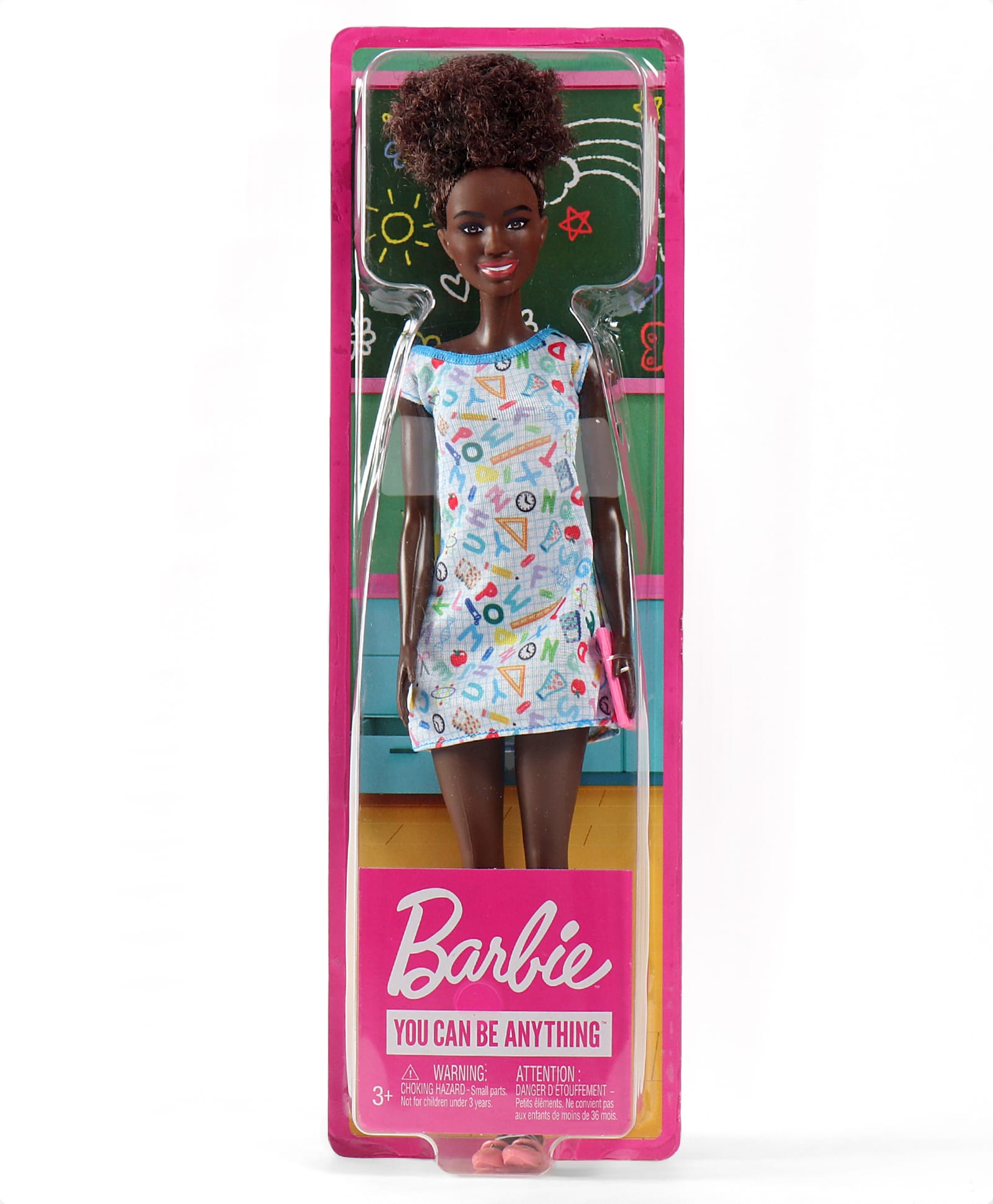 Barbie Height 30 cm Teacher Doll With School Supplies Print - Blue-picture-40