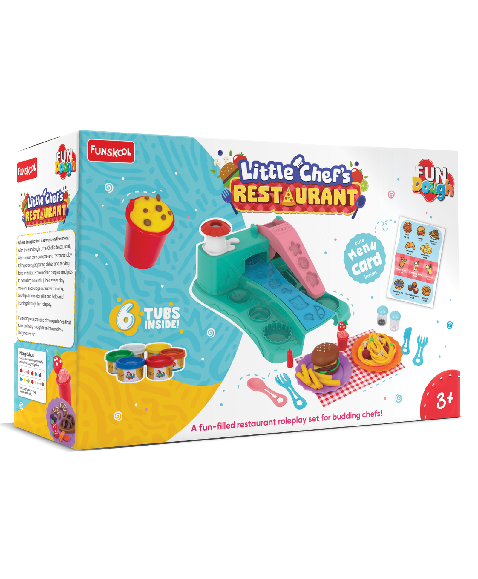 Fun Dough Little Chef's Restaurant Set - Multicolour-image-26