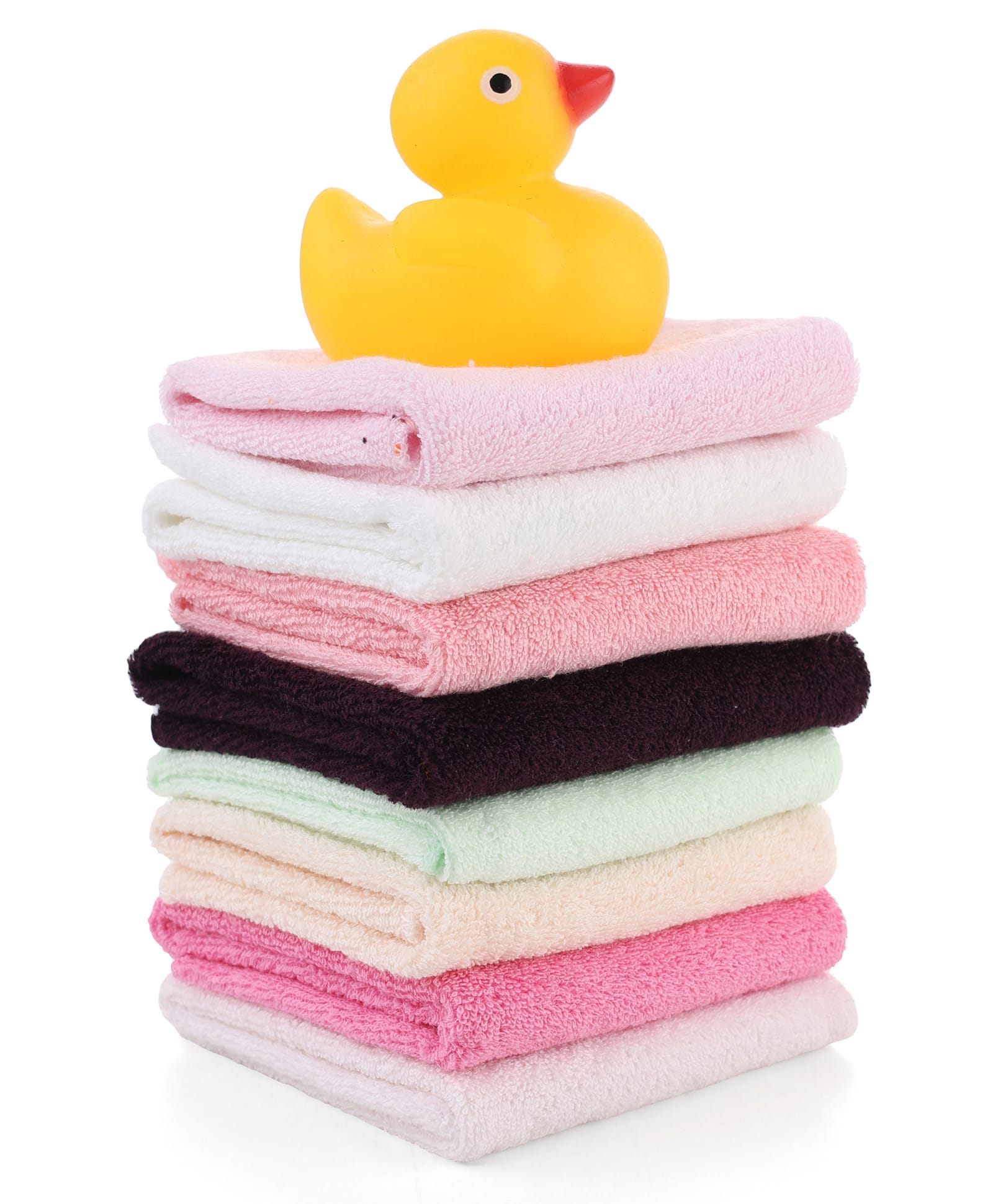 Ben Benny Terry Knit Hand & Face Towels Pack of 8 L 23.5 x B 22 cm - Multicolor-image-24