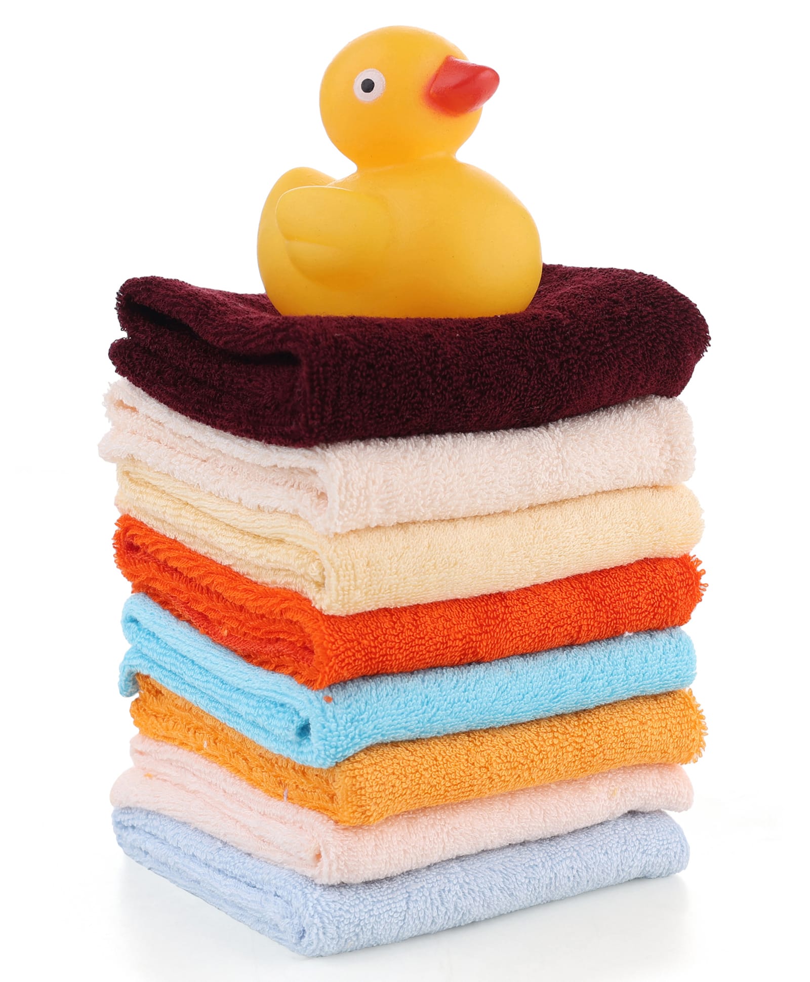 Ben Benny Terry Knit Hand & Face Towels Pack of 8 L 24 x B 22.5 cm - Multicolor-image-23