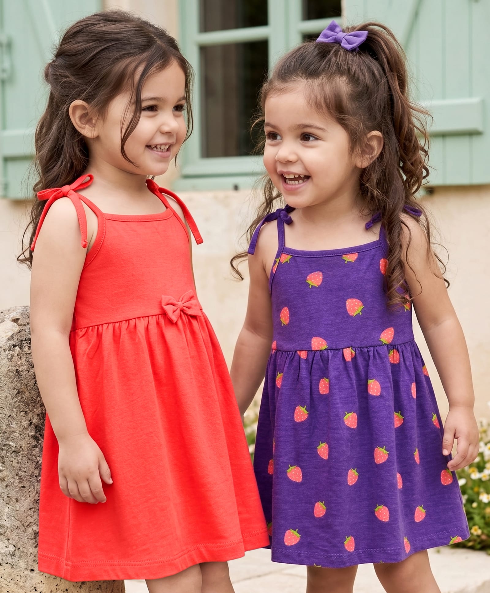 Babyhug Single Jersey Knit Multi-pack/ Value Packs with Bow Detail Multi Color 12-18 Months-image-25