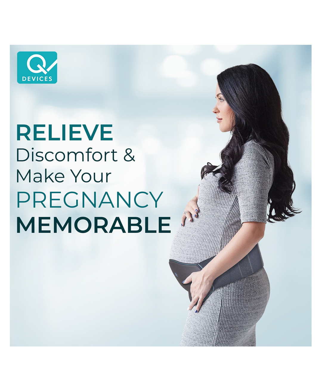 Q DEVICES Adjustable Maternity Support Belt for Pregnancy Back & Pelvic Pain Relief-picture-22