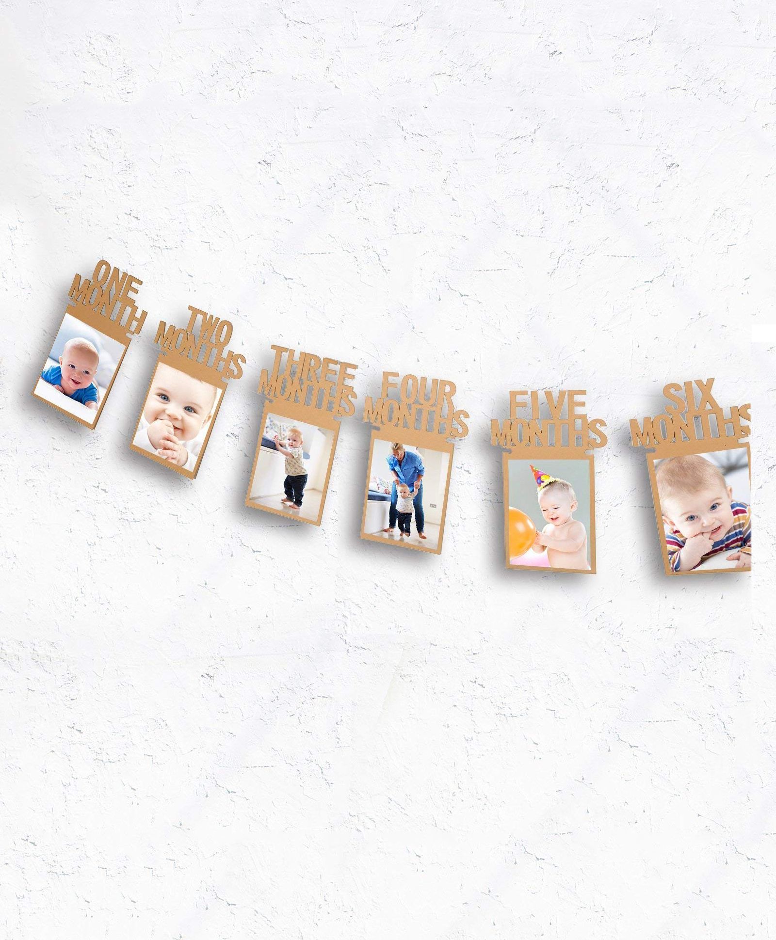 Shopperskart First Birthday Photo Banner - Brown-image-28