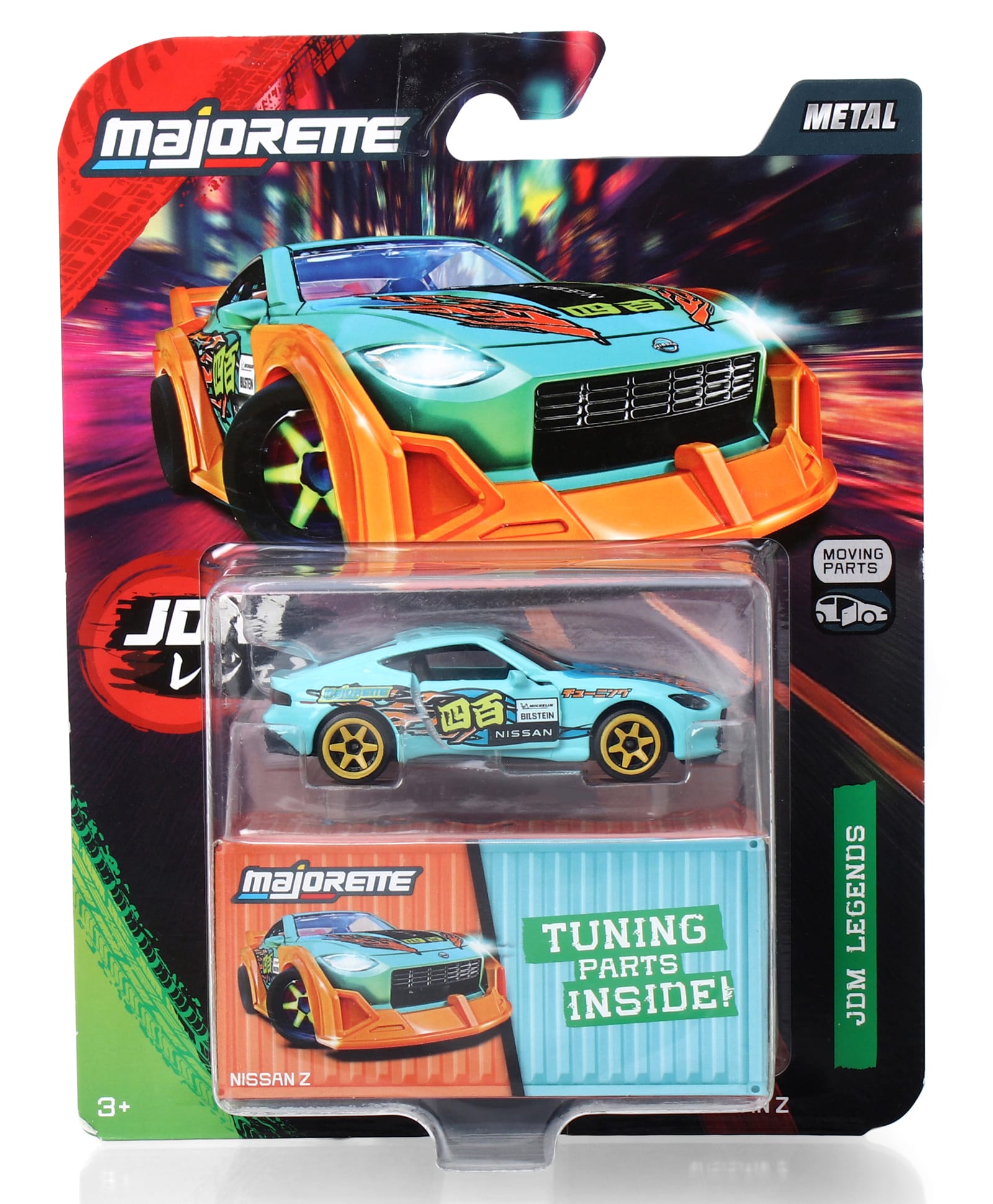 Majorette Nissan Z JDM Legends Deluxe Die-Cast Car Light Blue-image-31