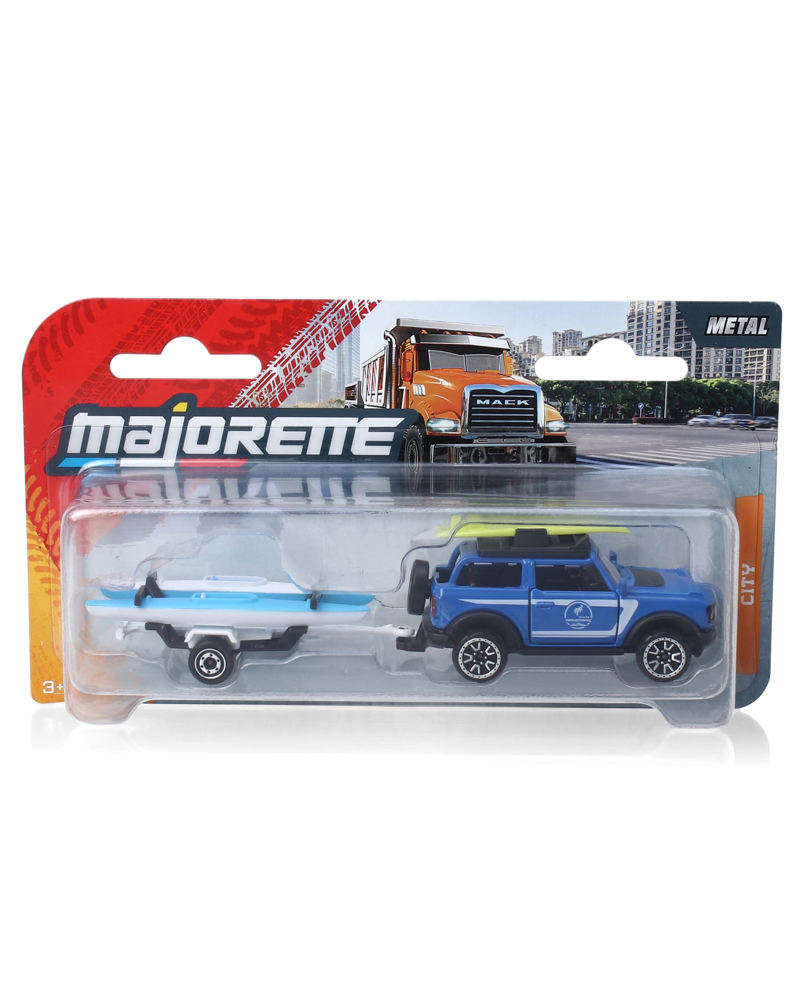 Majorette Ford Bronco Die Cast City Trailer - Blue-image-37