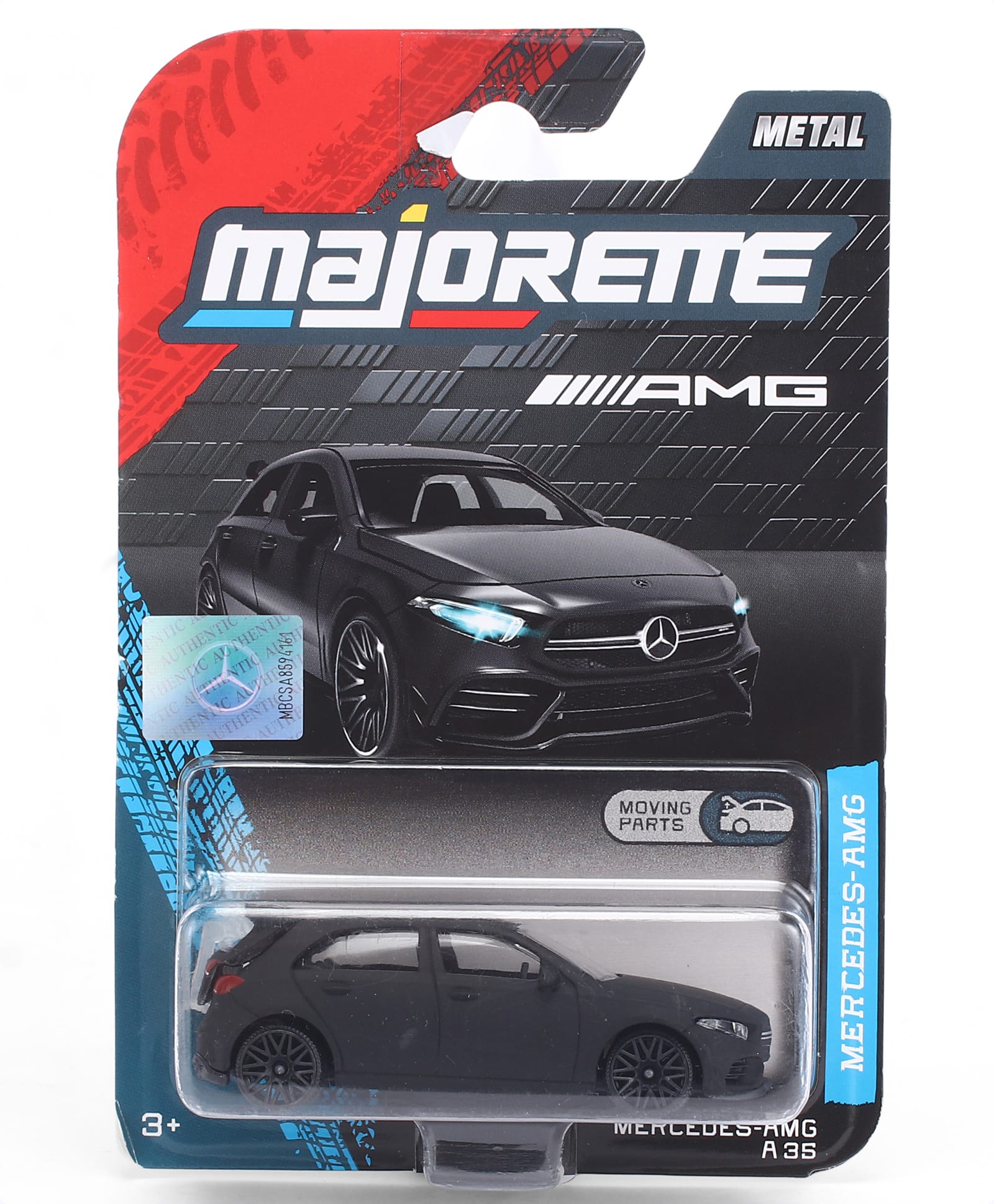 Majorette Mercedes-AMG A35 Premium Die Cast Free Wheel Moving Car - Black-picture-10